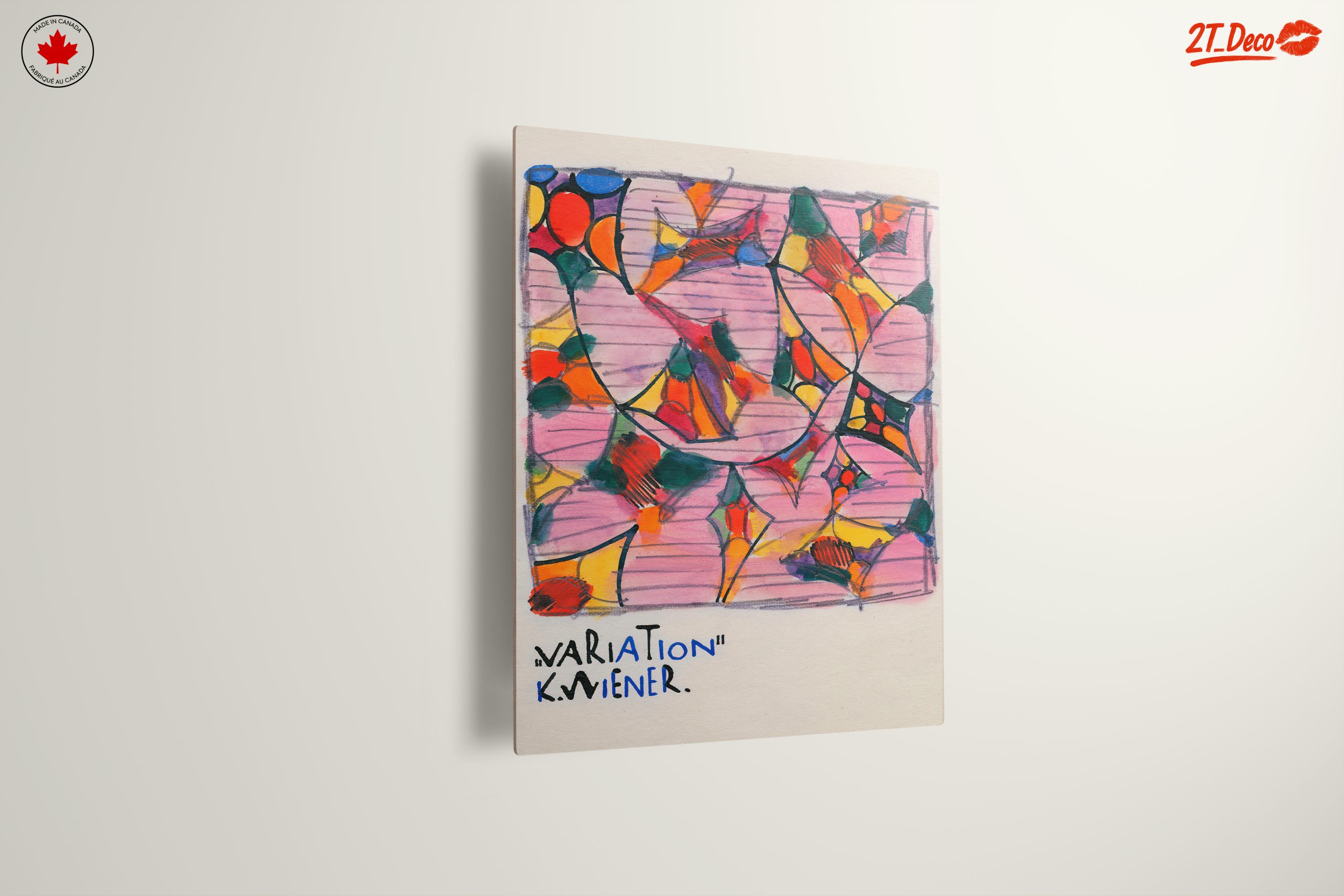 Bold Abstract Colorful Variation Art - Image 13