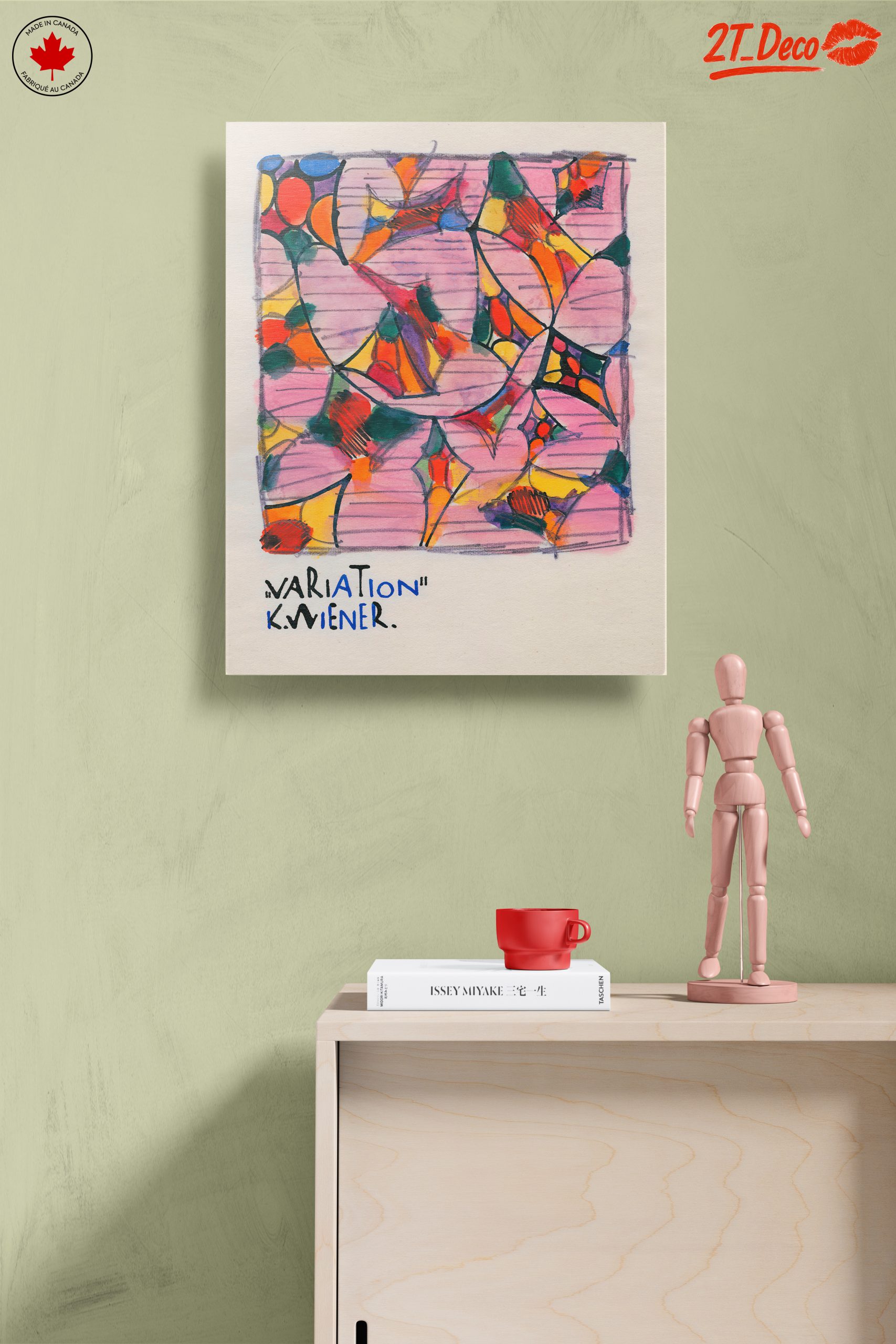 Bold Abstract Colorful Variation Art - Image 14