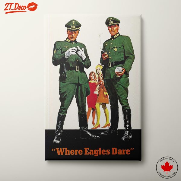 Where Eagles Dare Vintage Movie Artwork