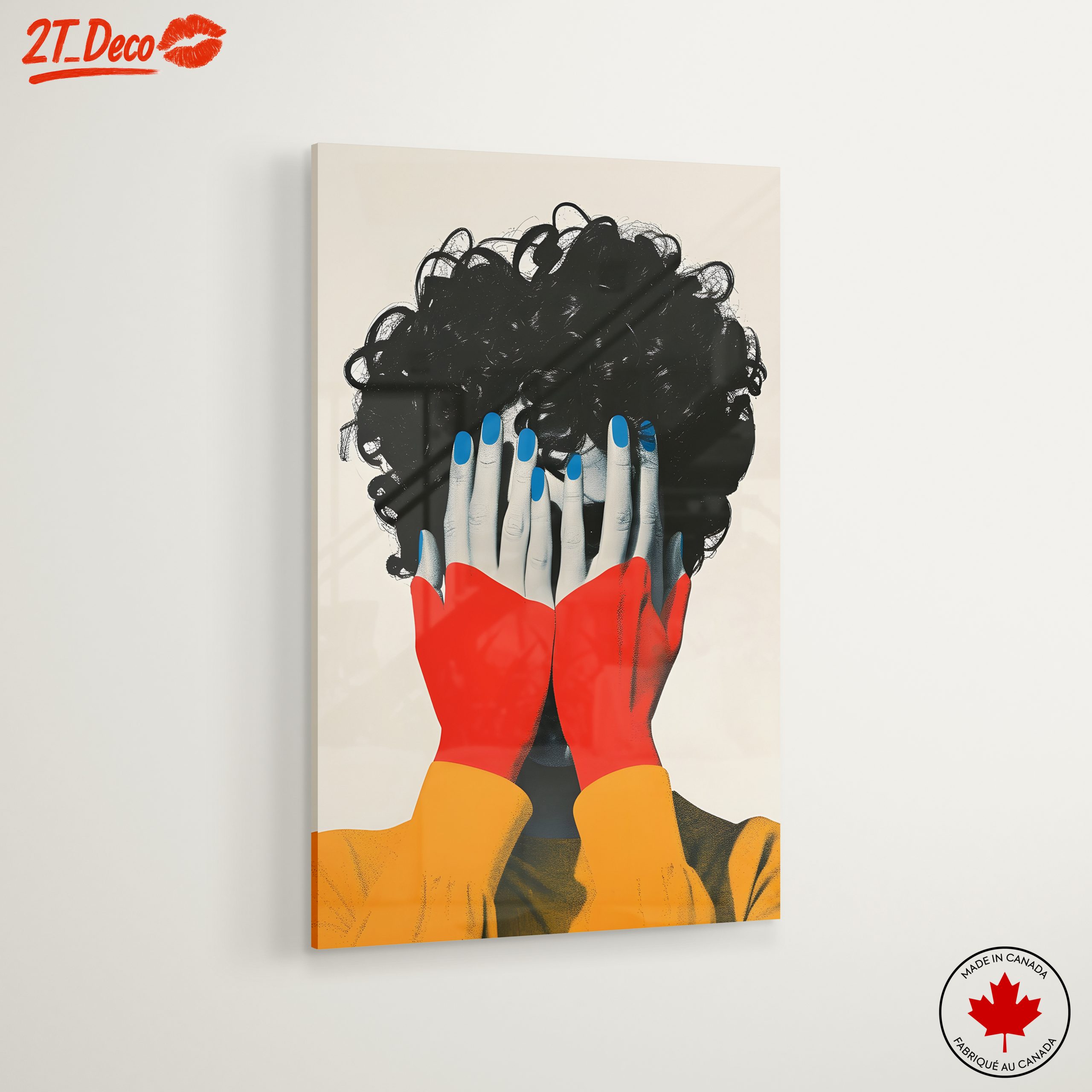 Stylized Contemporary Portrait with Bold Colors 3 - Image 6