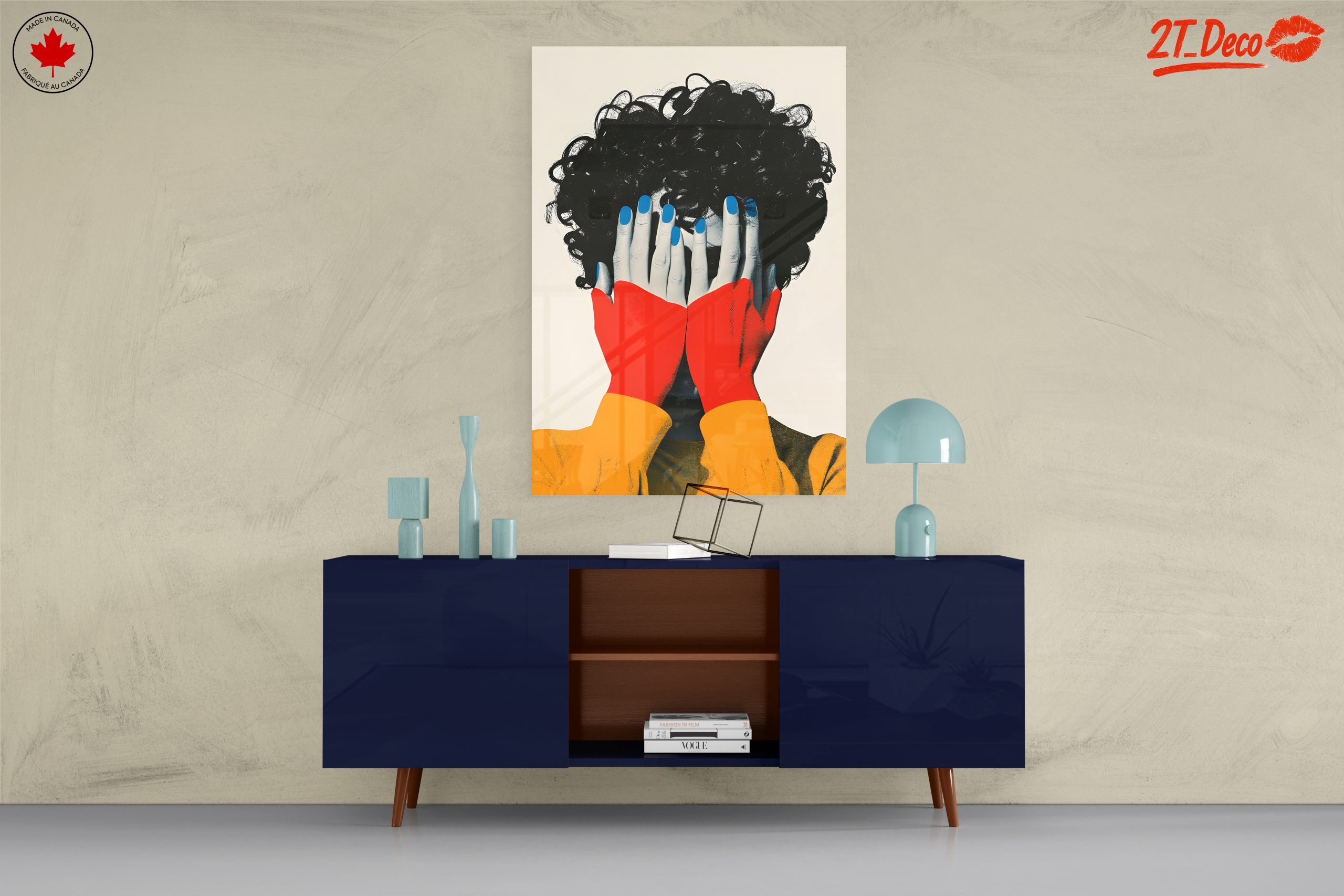Stylized Contemporary Portrait with Bold Colors 3 - Image 8