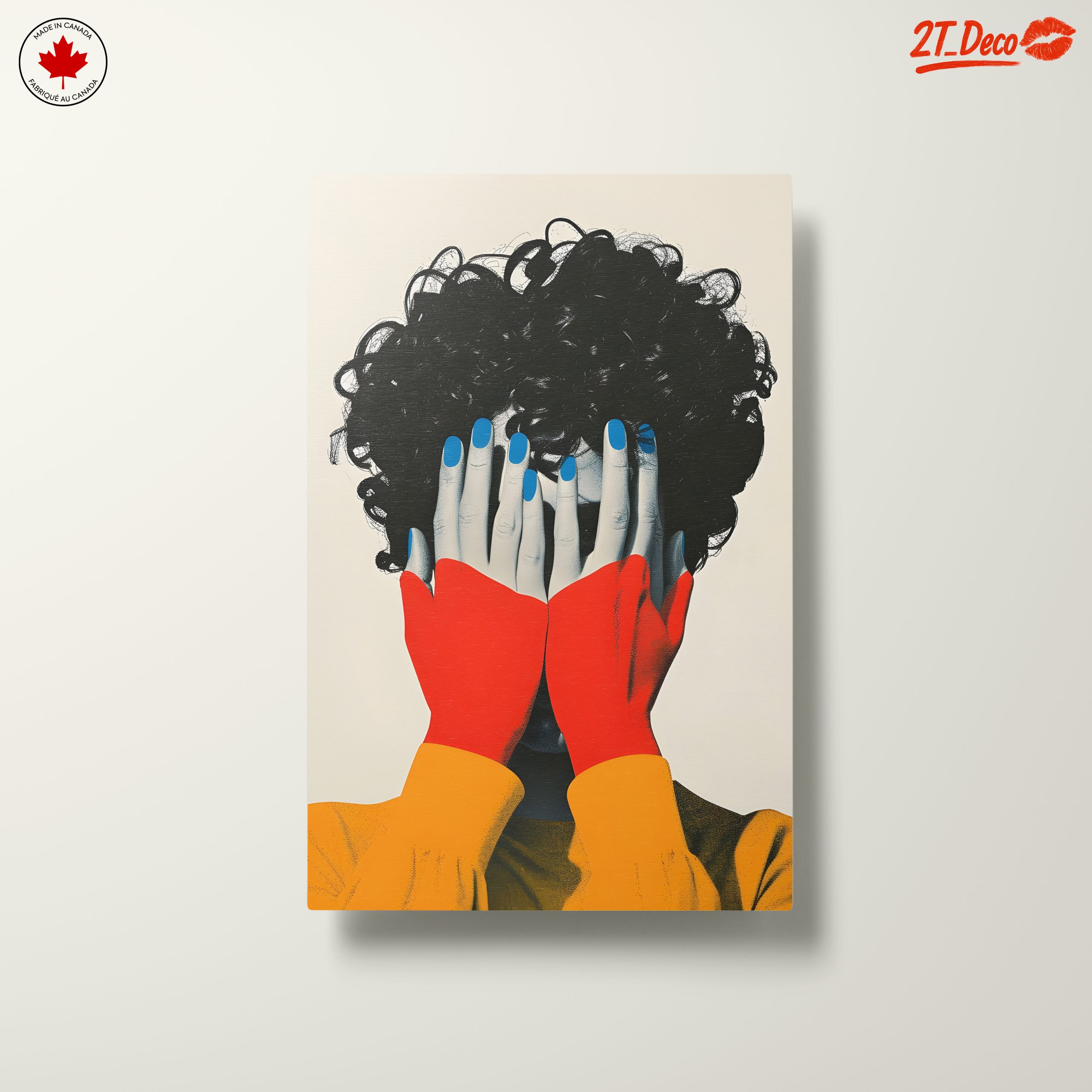 Stylized Contemporary Portrait with Bold Colors 3 - Image 10