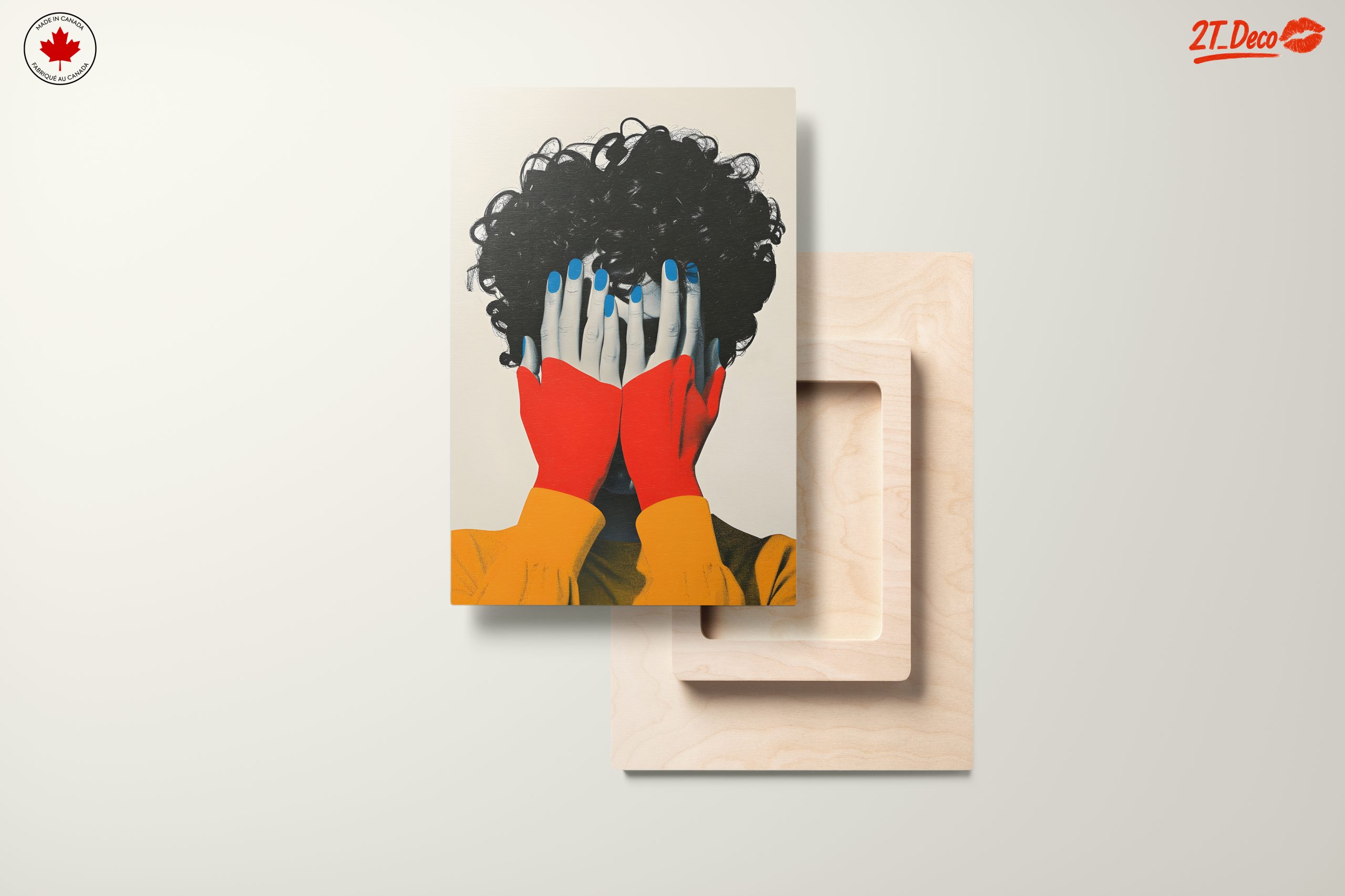 Stylized Contemporary Portrait with Bold Colors 3 - Image 11