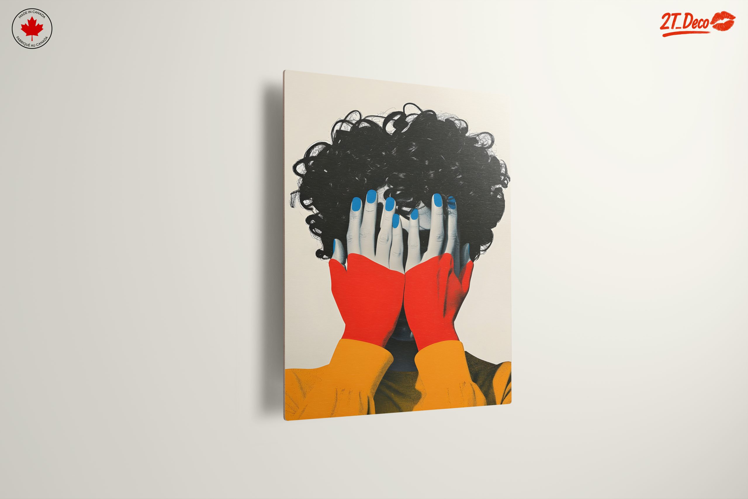 Stylized Contemporary Portrait with Bold Colors 3 - Image 13