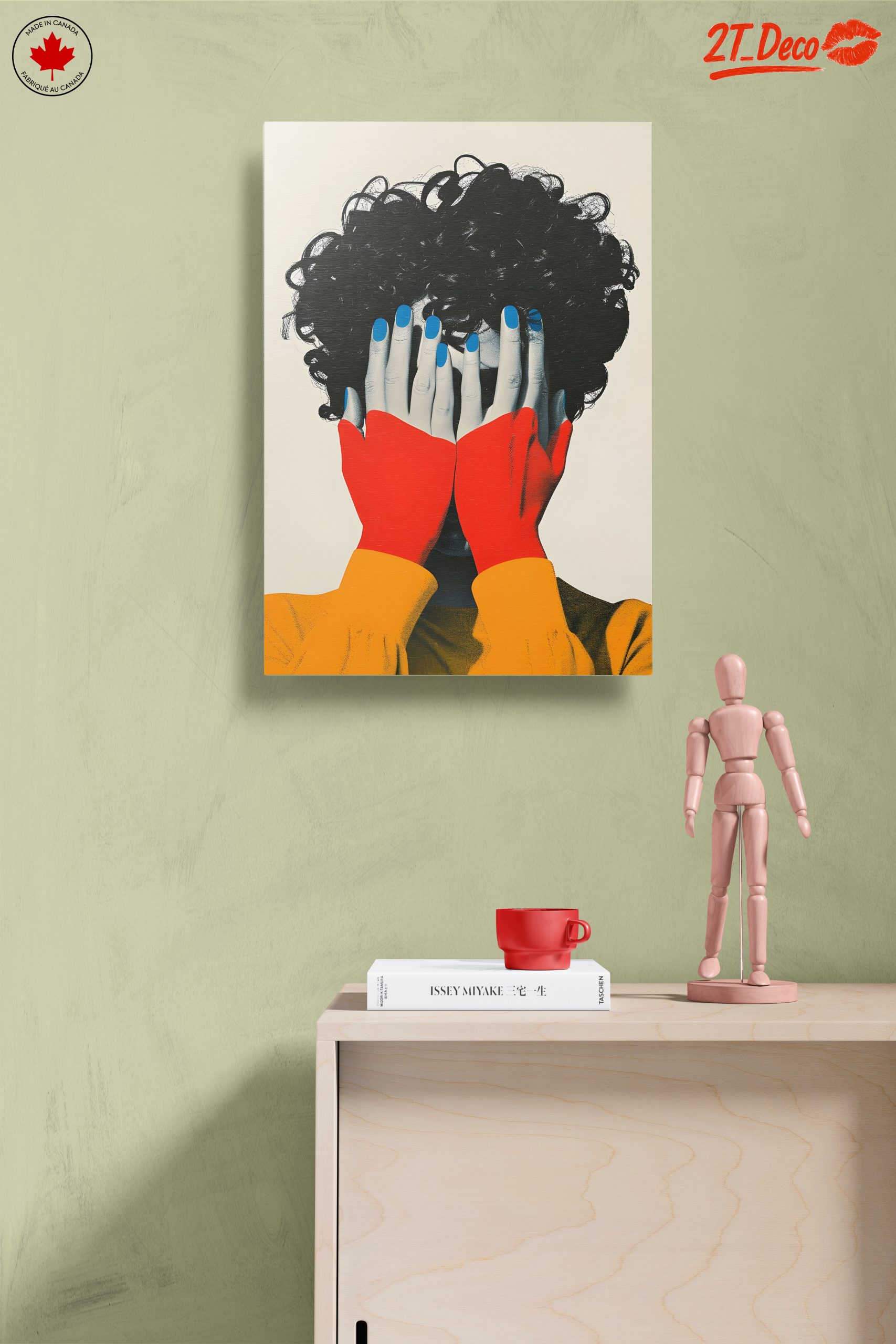 Stylized Contemporary Portrait with Bold Colors 3 - Image 14