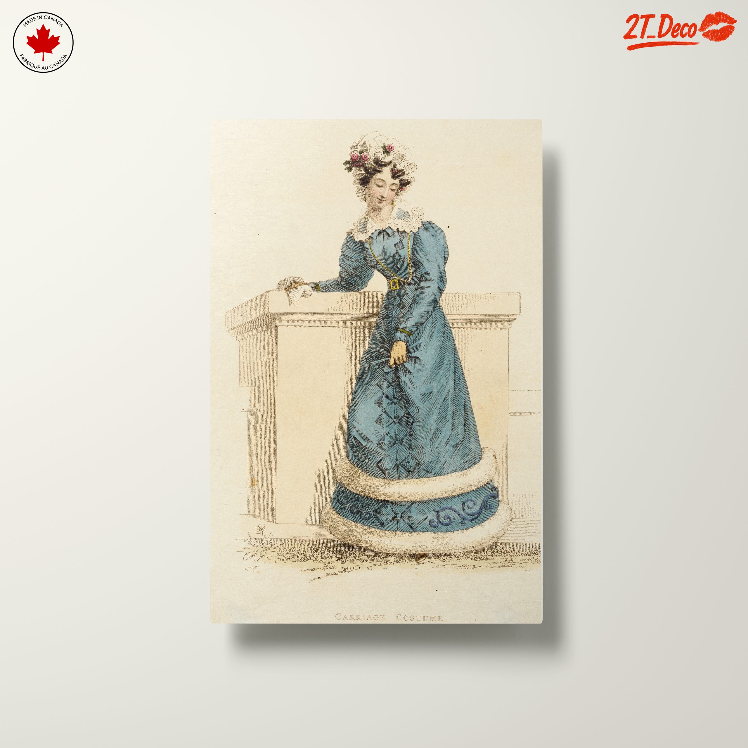 Vintage Woman Portrait in Elegant Attire - Image 10