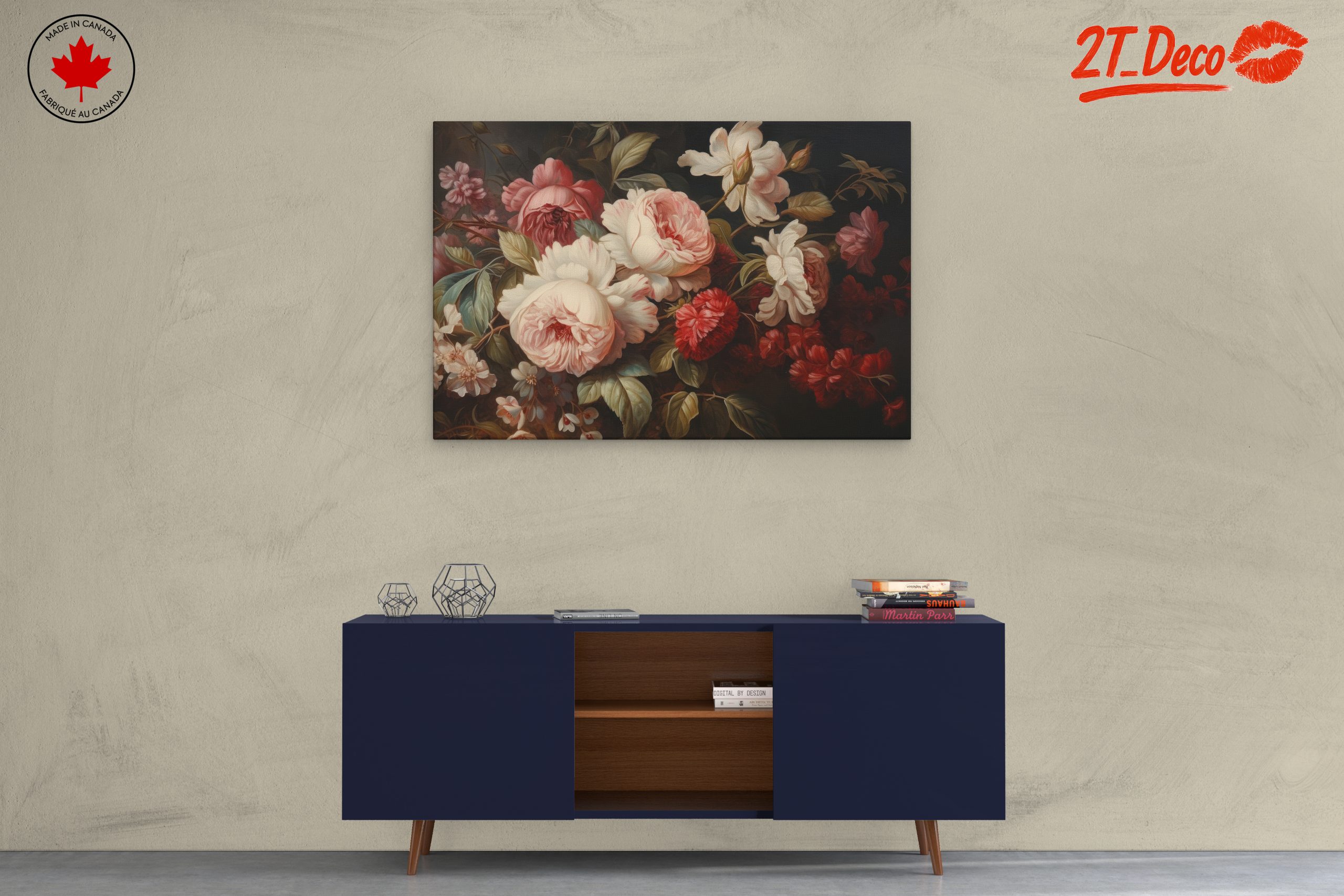 Exquisite Floral Arrangement in Rich Colors - Image 3