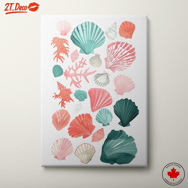 Colorful Abstract Marine Life Artwork