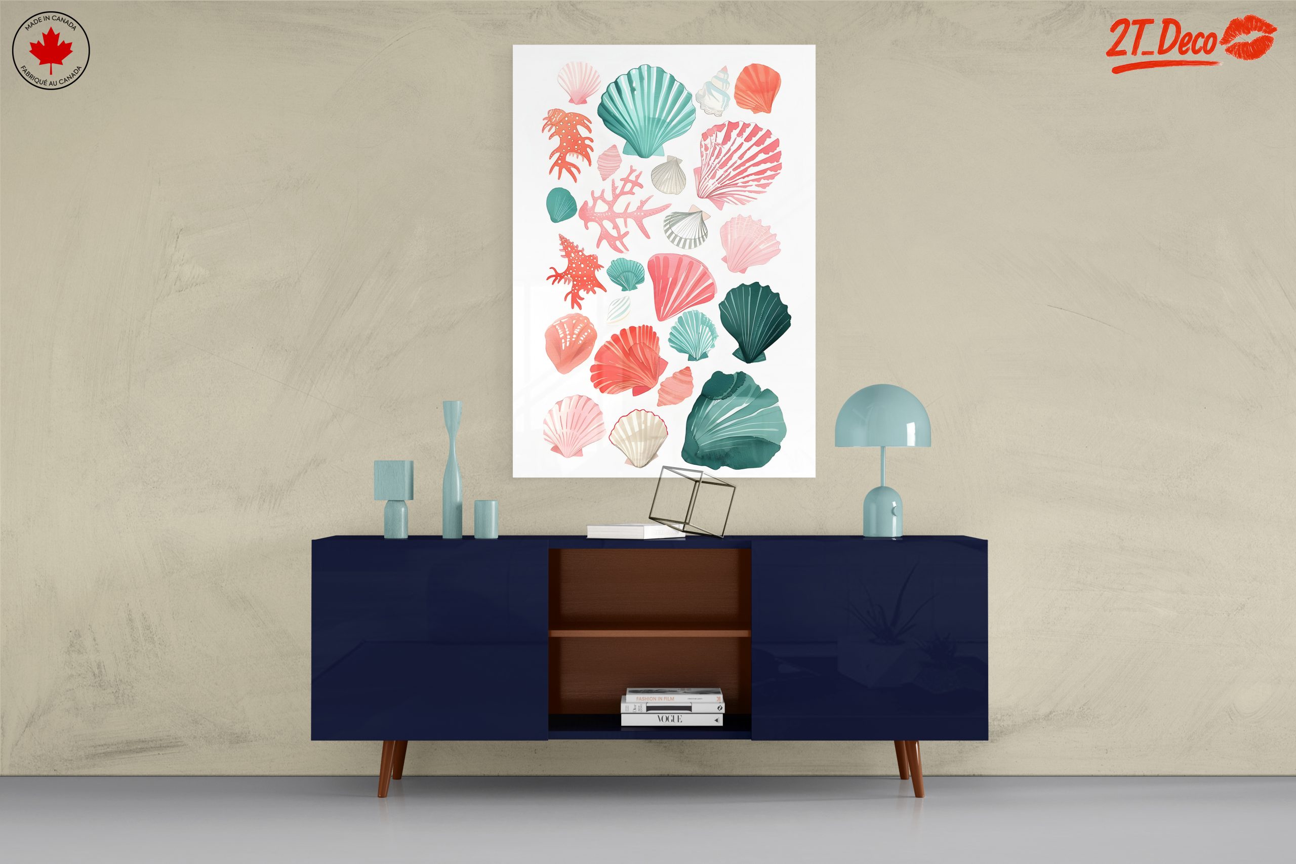 Colorful Abstract Marine Life Artwork - Image 8