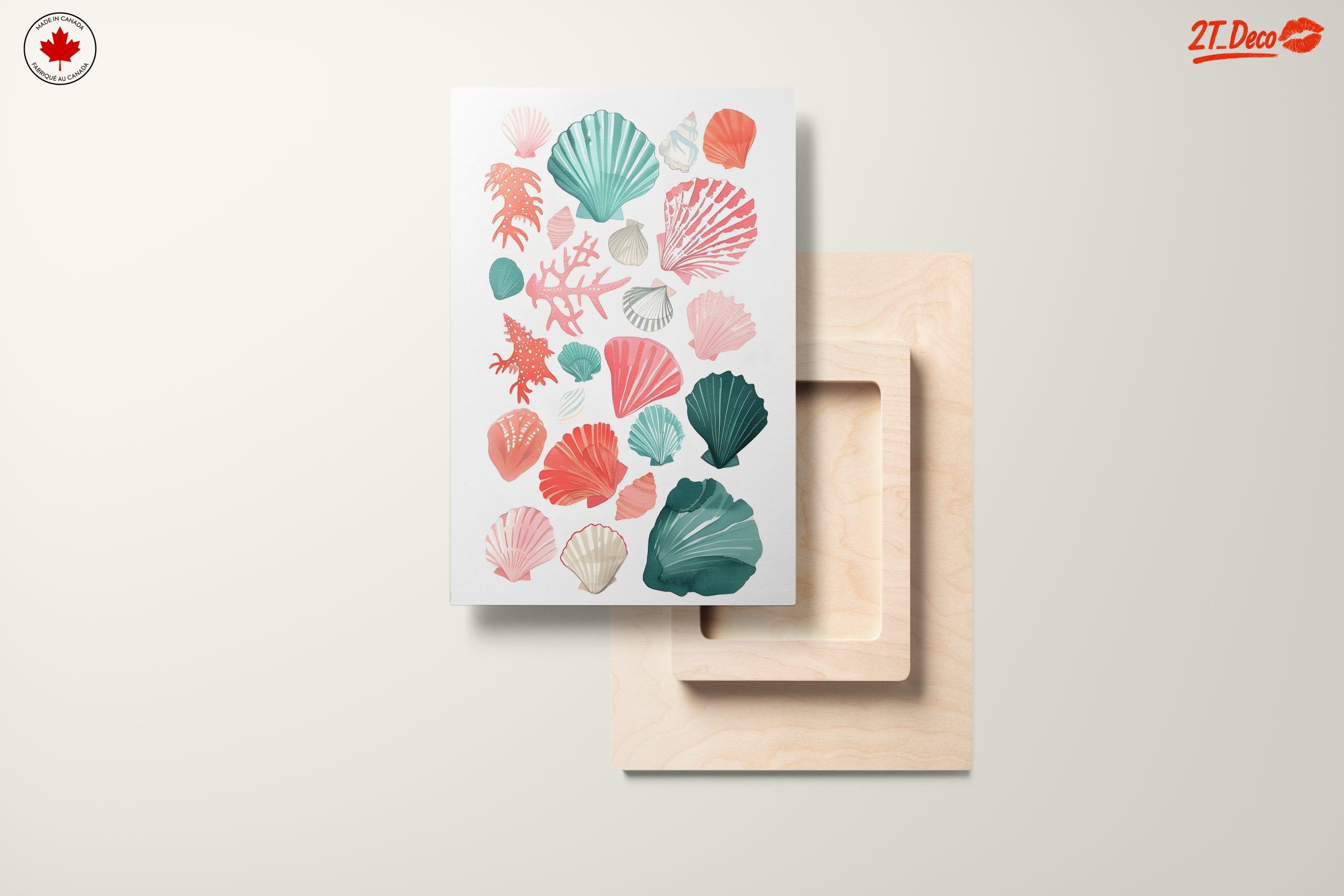 Colorful Abstract Marine Life Artwork - Image 11