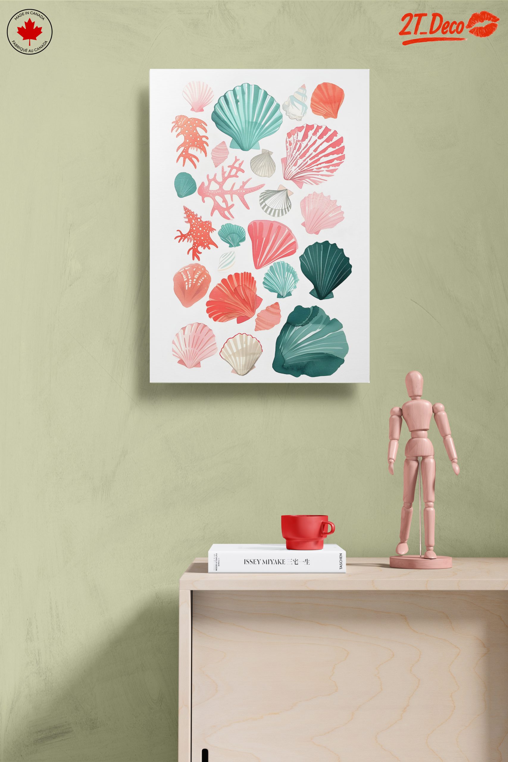Colorful Abstract Marine Life Artwork - Image 14