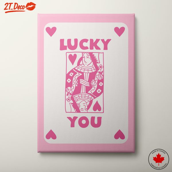 Lucky You Playing Card Art 13