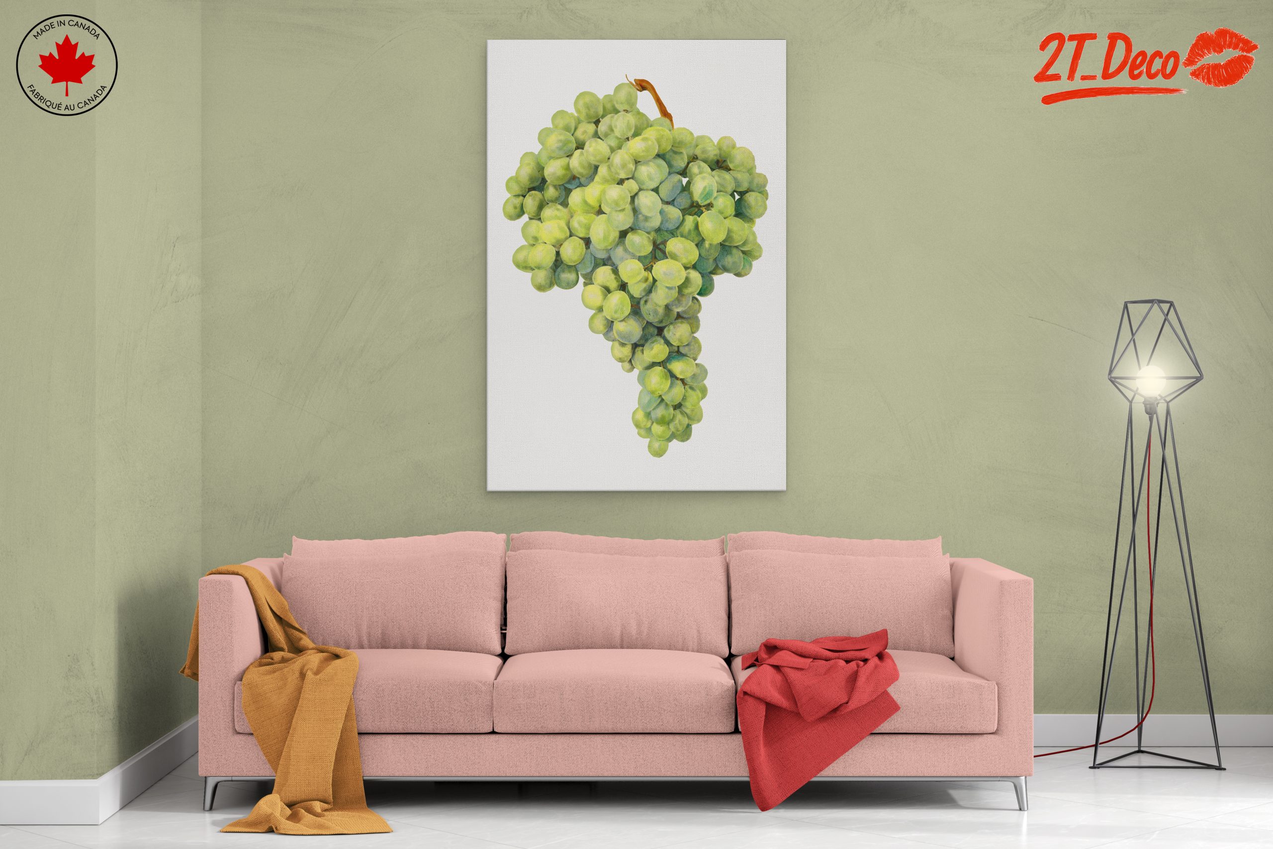 Artistic Representation of Grapes - Image 2