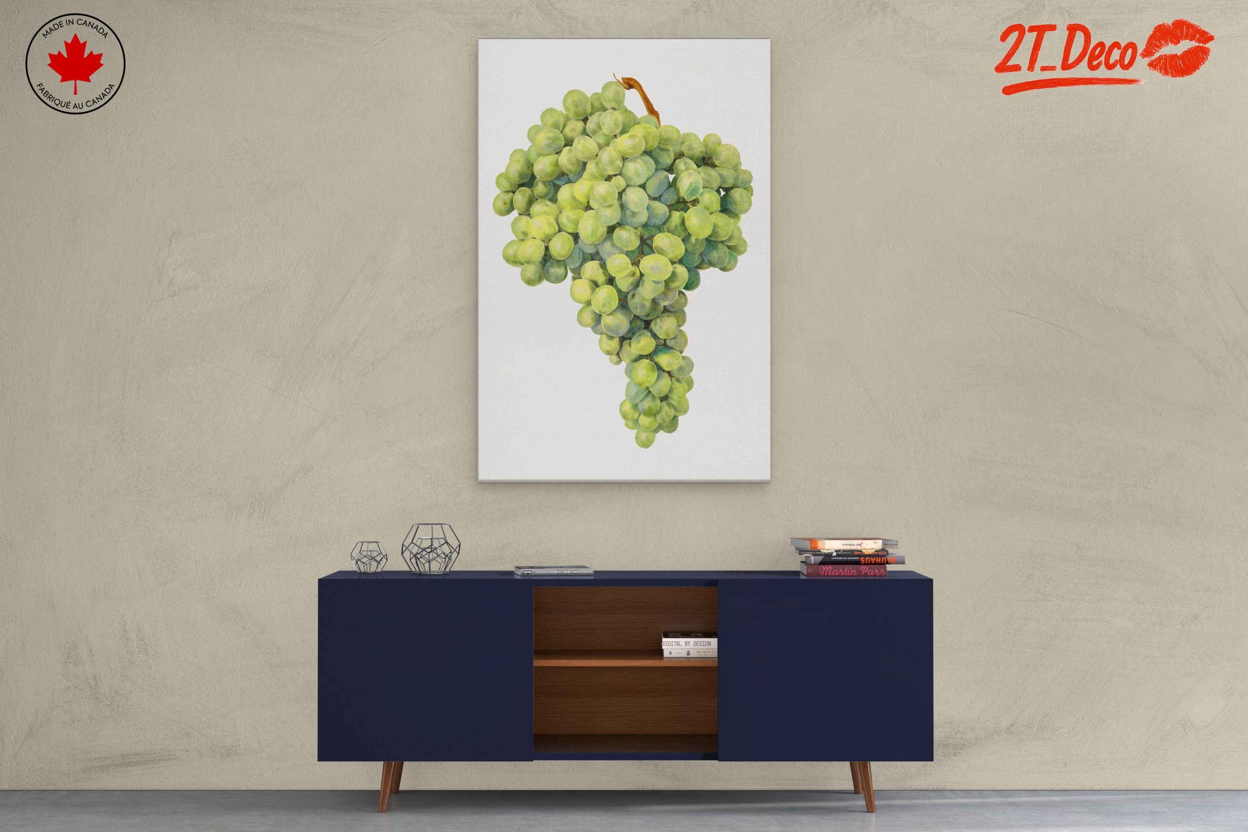 Artistic Representation of Grapes - Image 3