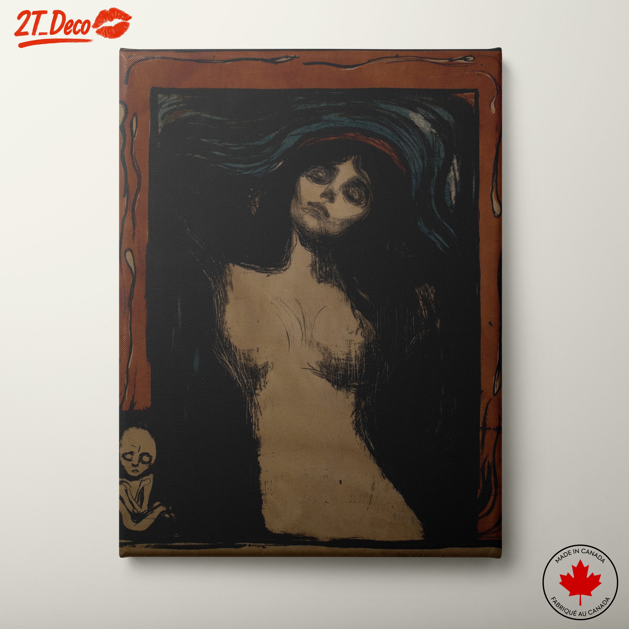 Stylized Modern Abstract Figure Art