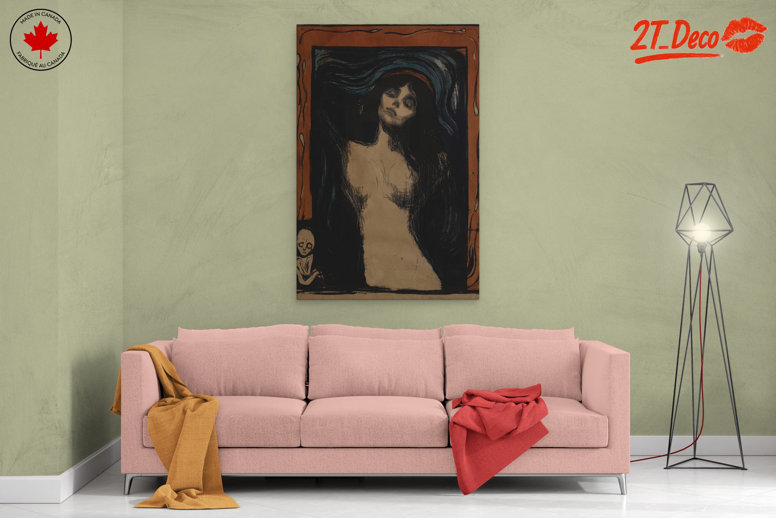 Stylized Modern Abstract Figure Art - Image 2