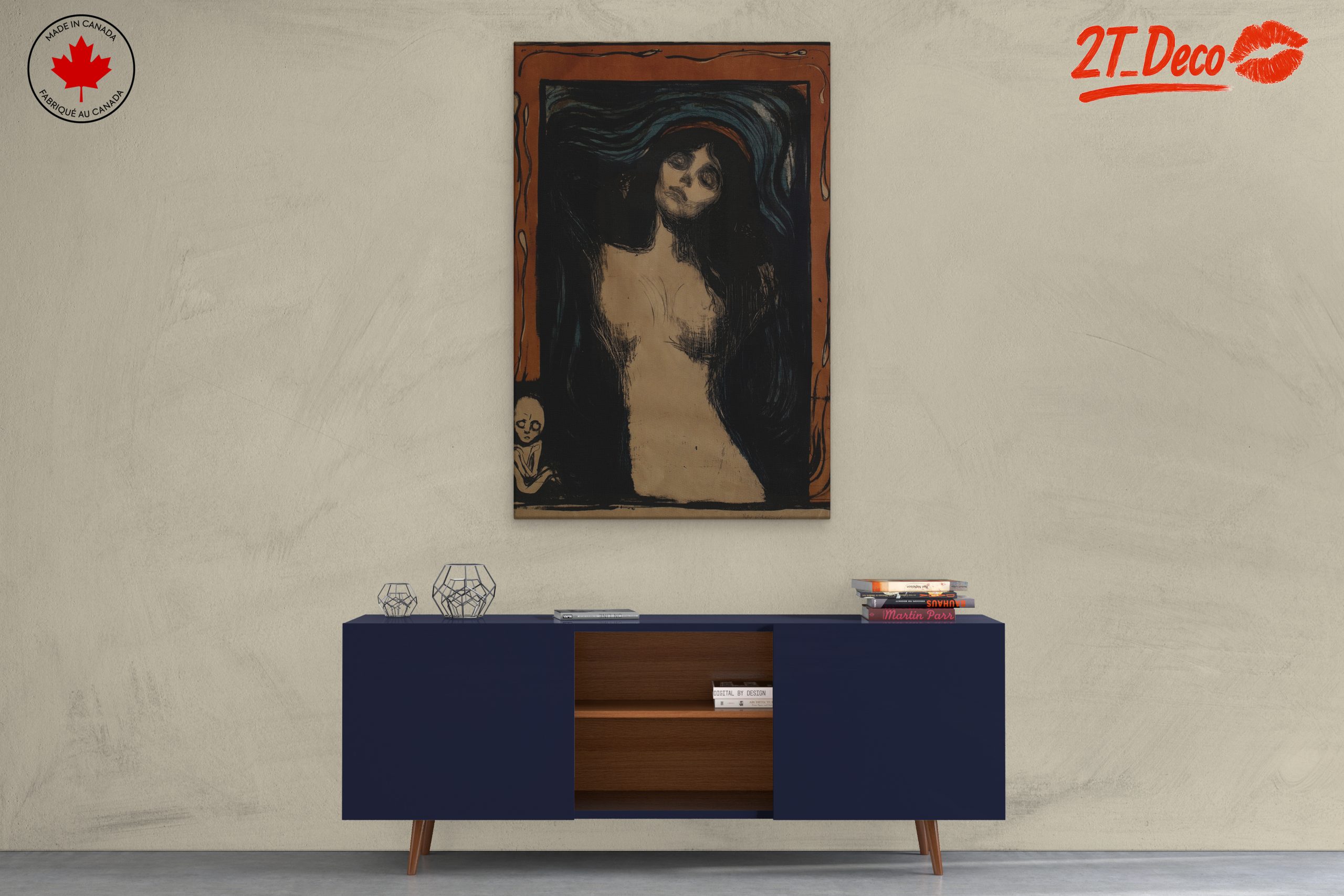 Stylized Modern Abstract Figure Art - Image 3