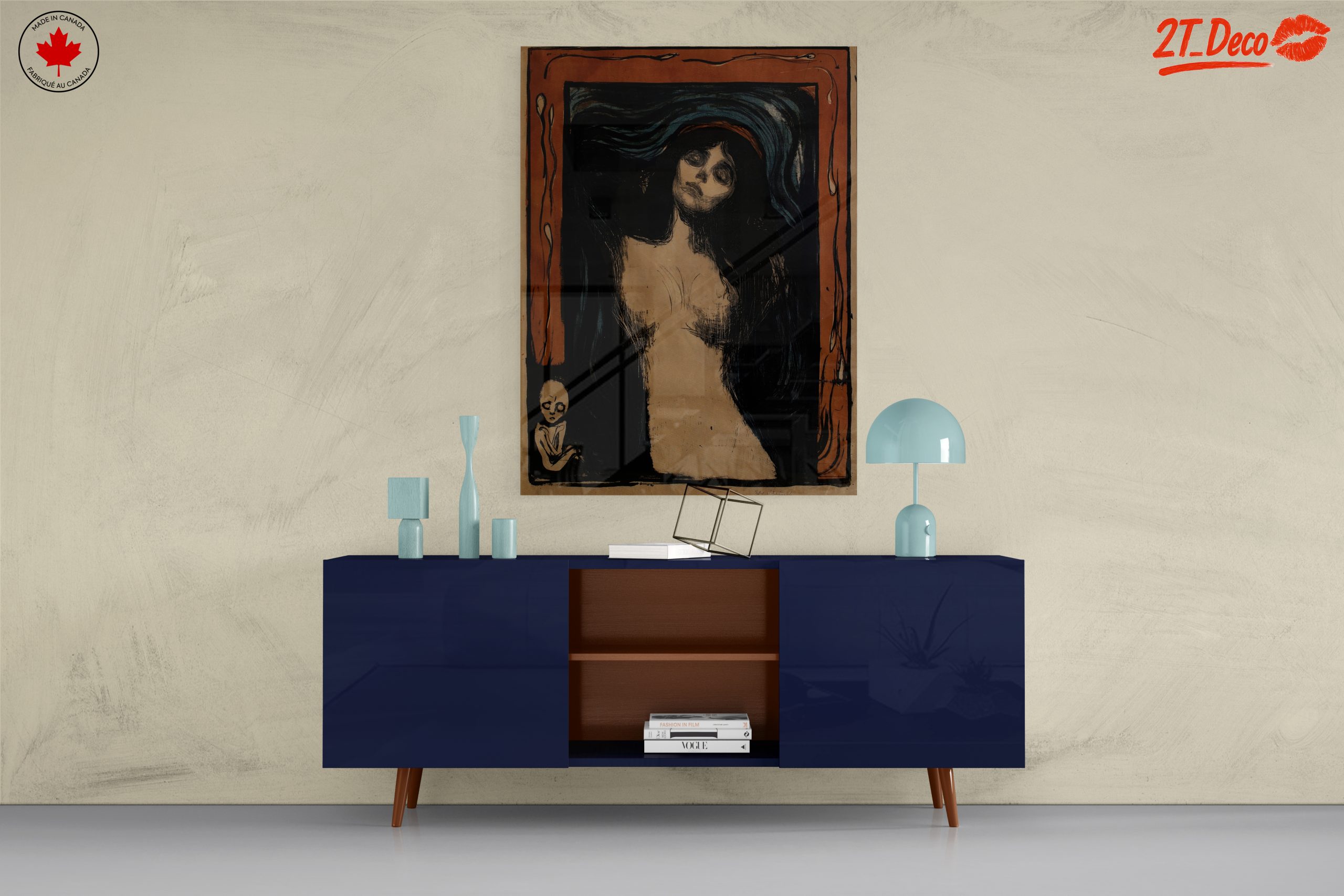 Stylized Modern Abstract Figure Art - Image 8