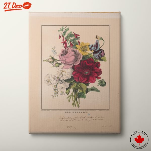 Vibrant Botanical Flower Artwork