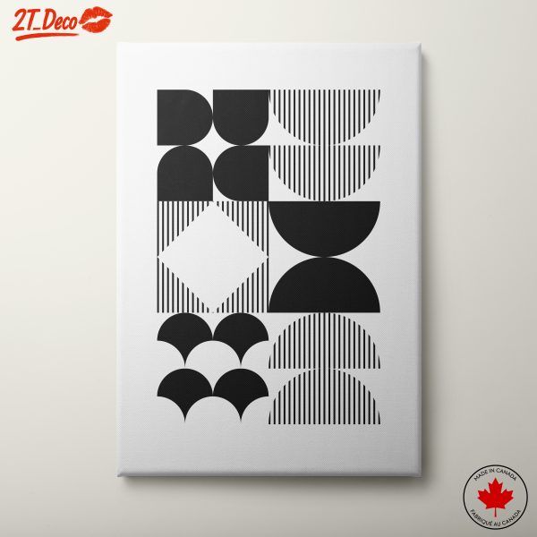 Bold Geometric Abstract Shapes Art