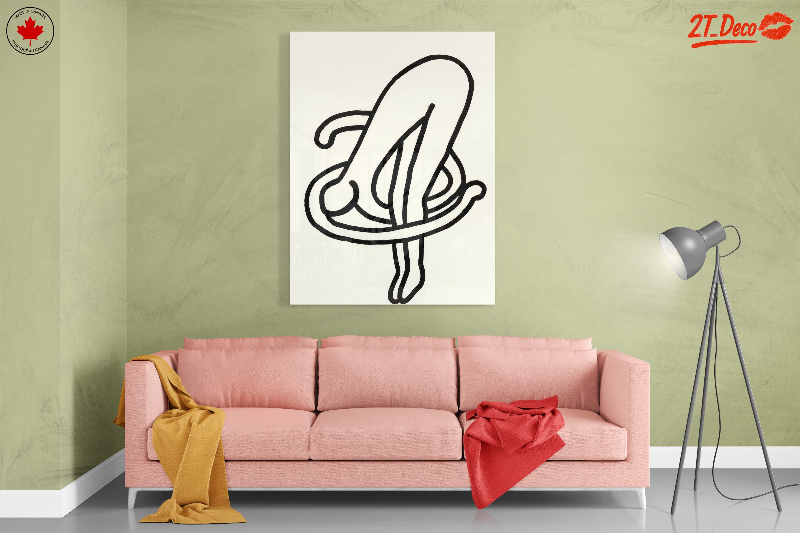 Minimalist Female Figure Art Illustration - Image 7