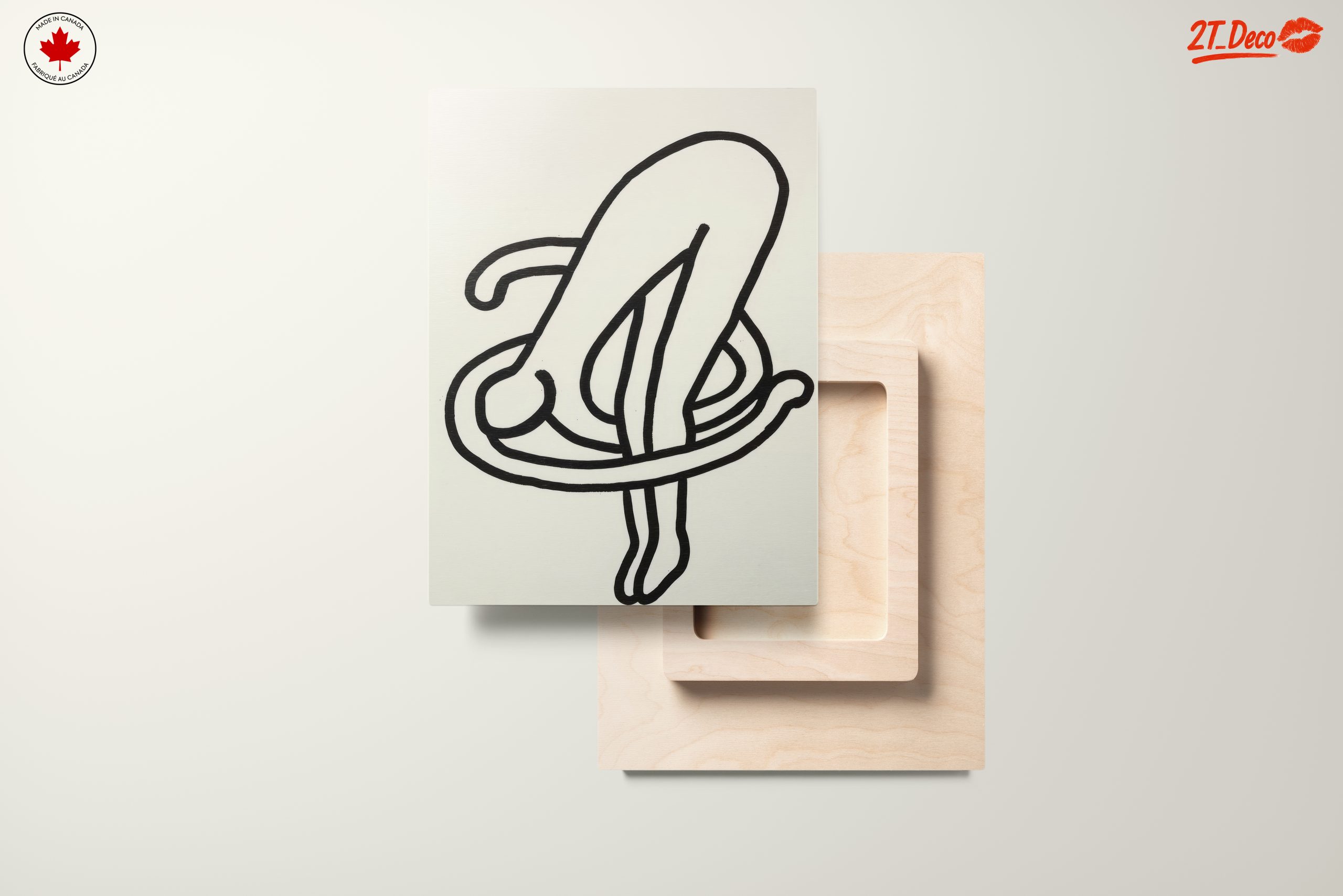 Minimalist Female Figure Art Illustration - Image 11