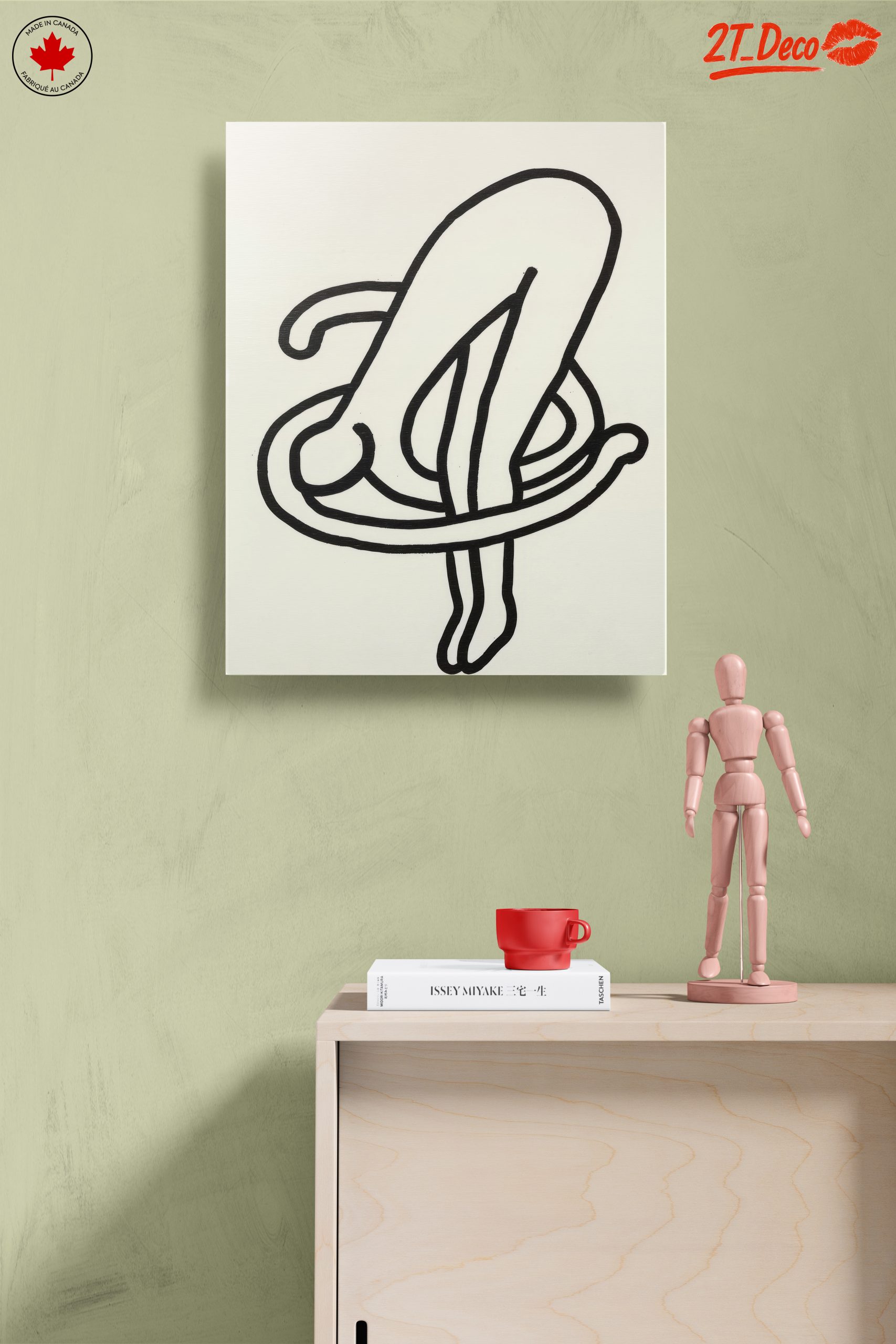 Minimalist Female Figure Art Illustration - Image 14