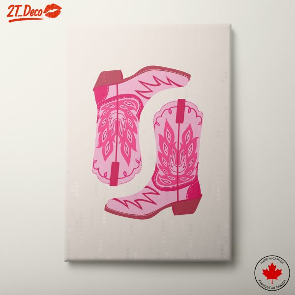 Floral Cowboy Boots Artwork