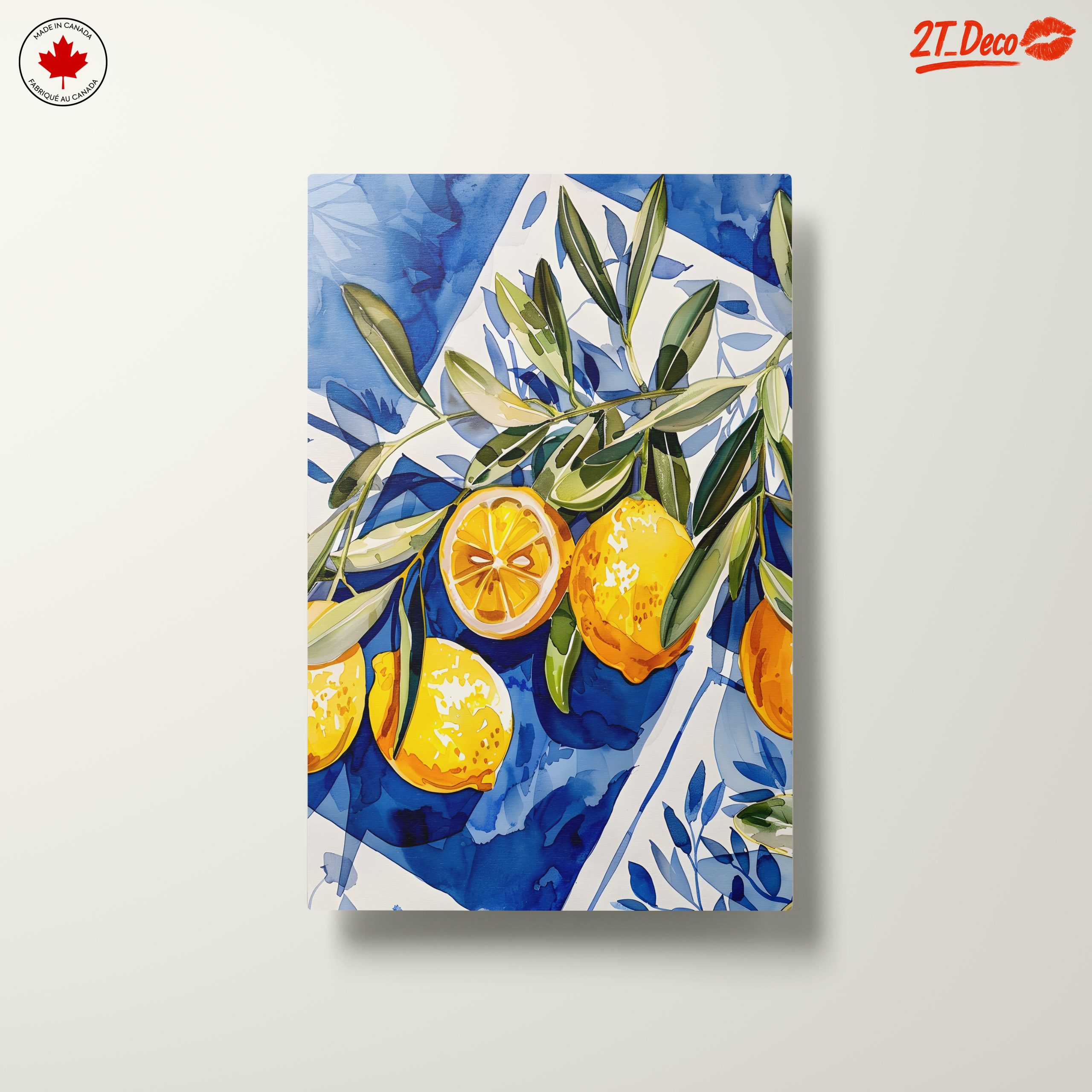 Vibrant Abstract Lemon Art 3 - Image 10