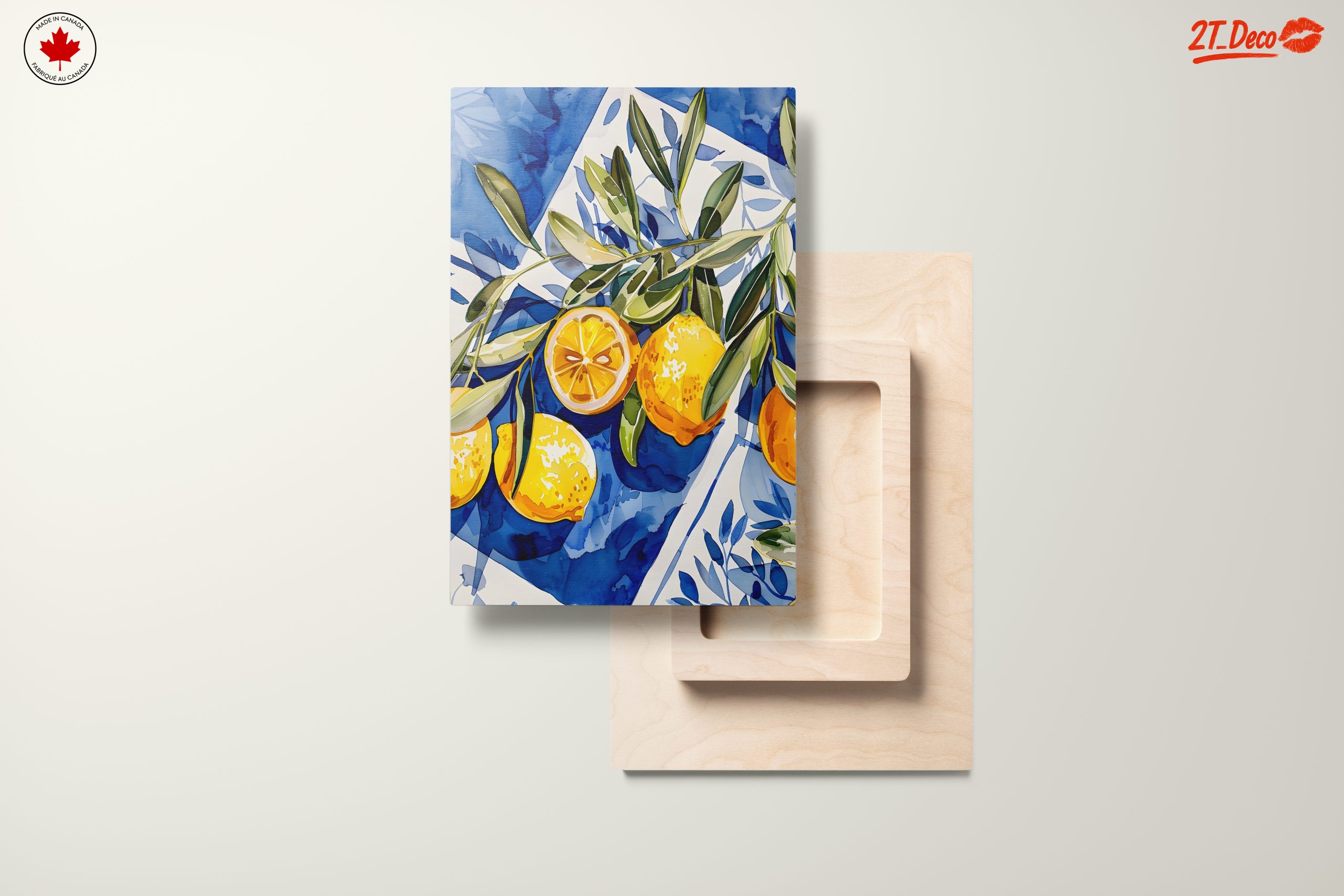 Vibrant Abstract Lemon Art 3 - Image 11
