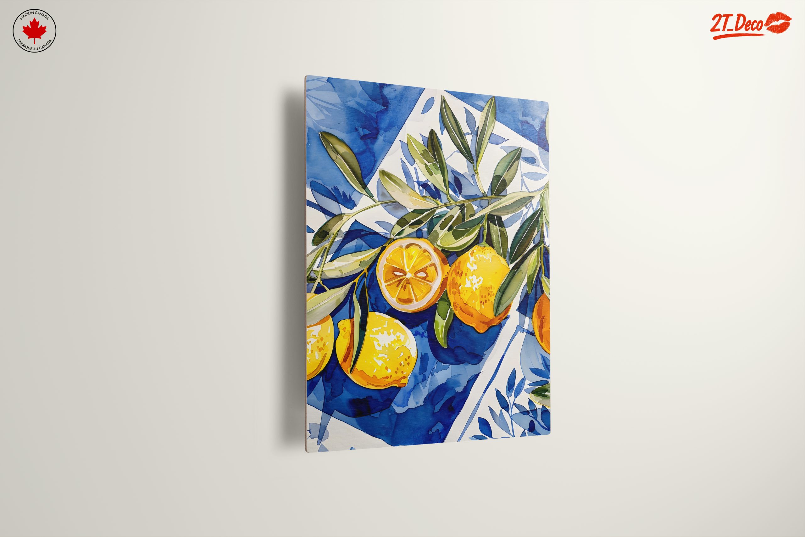 Vibrant Abstract Lemon Art 3 - Image 13