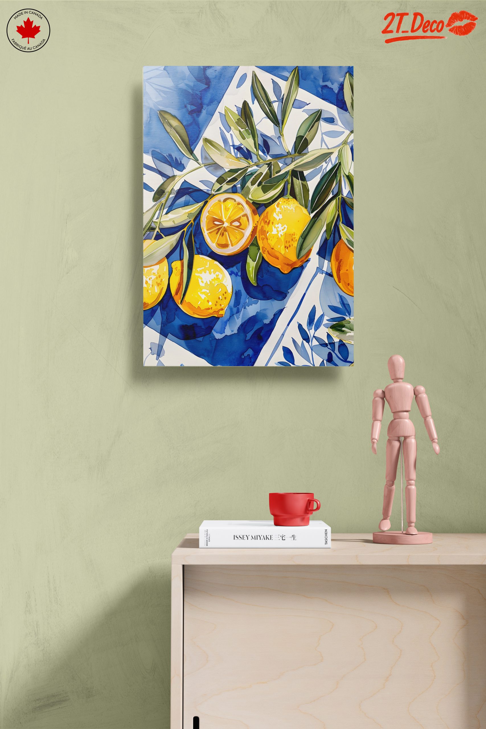 Vibrant Abstract Lemon Art 3 - Image 14