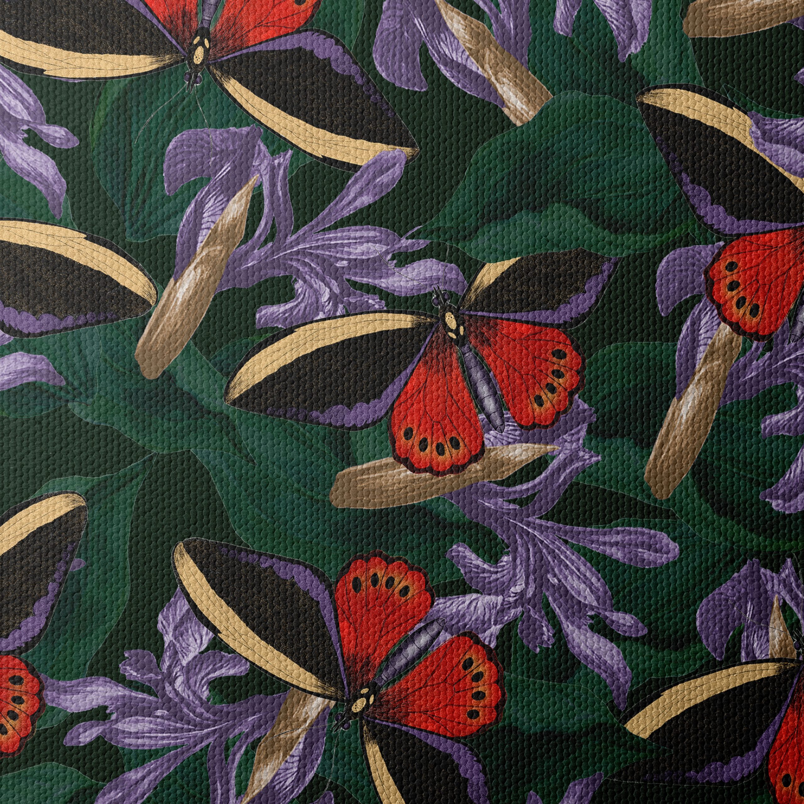 Vibrant Botanical Butterflies and Flowers Art - Image 4