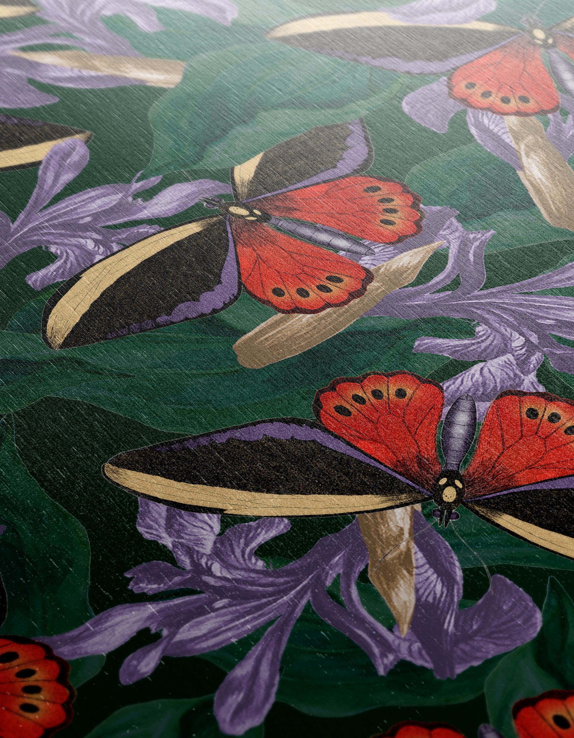 Vibrant Botanical Butterflies and Flowers Art - Image 12