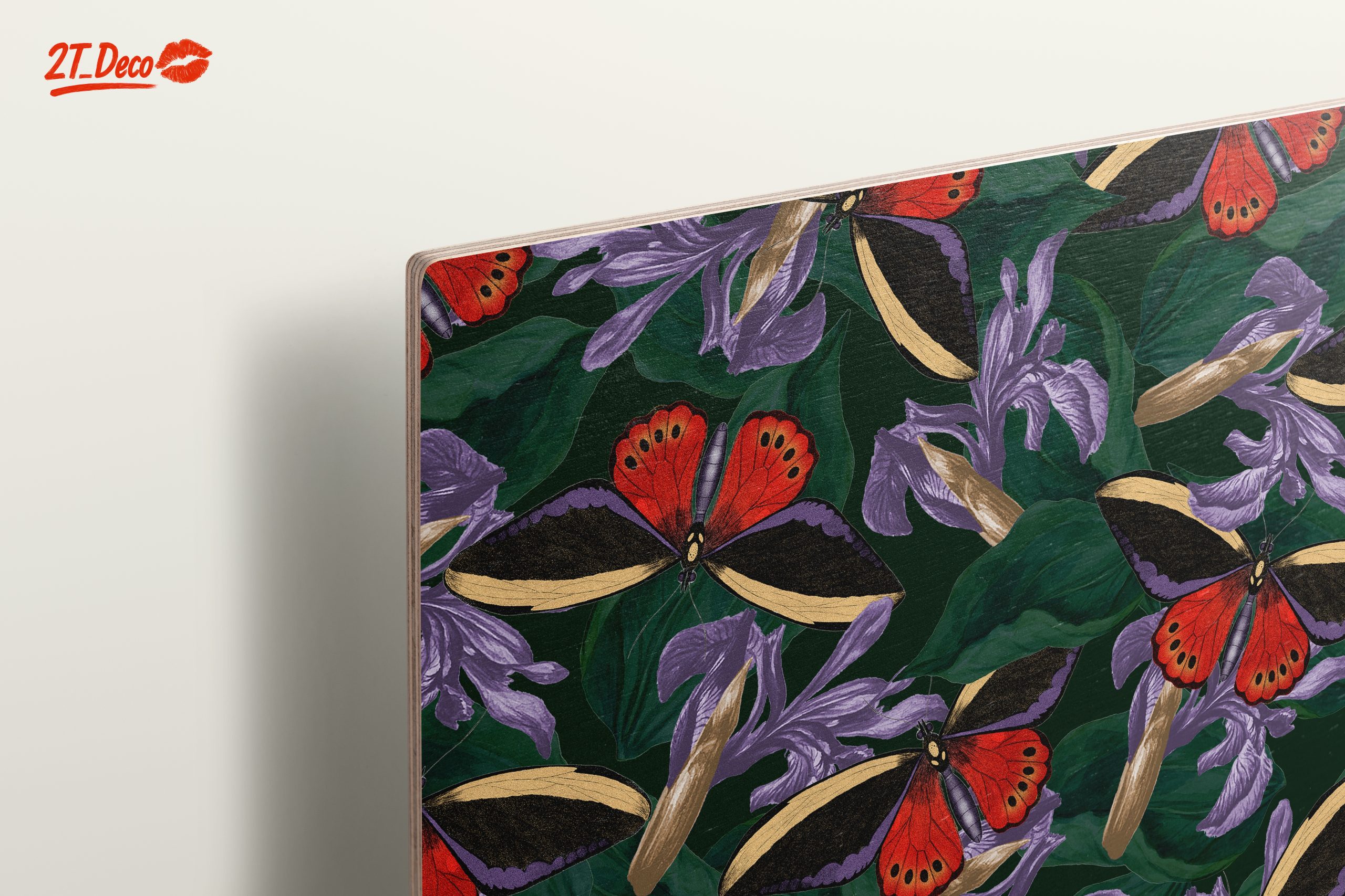 Vibrant Botanical Butterflies and Flowers Art - Image 15