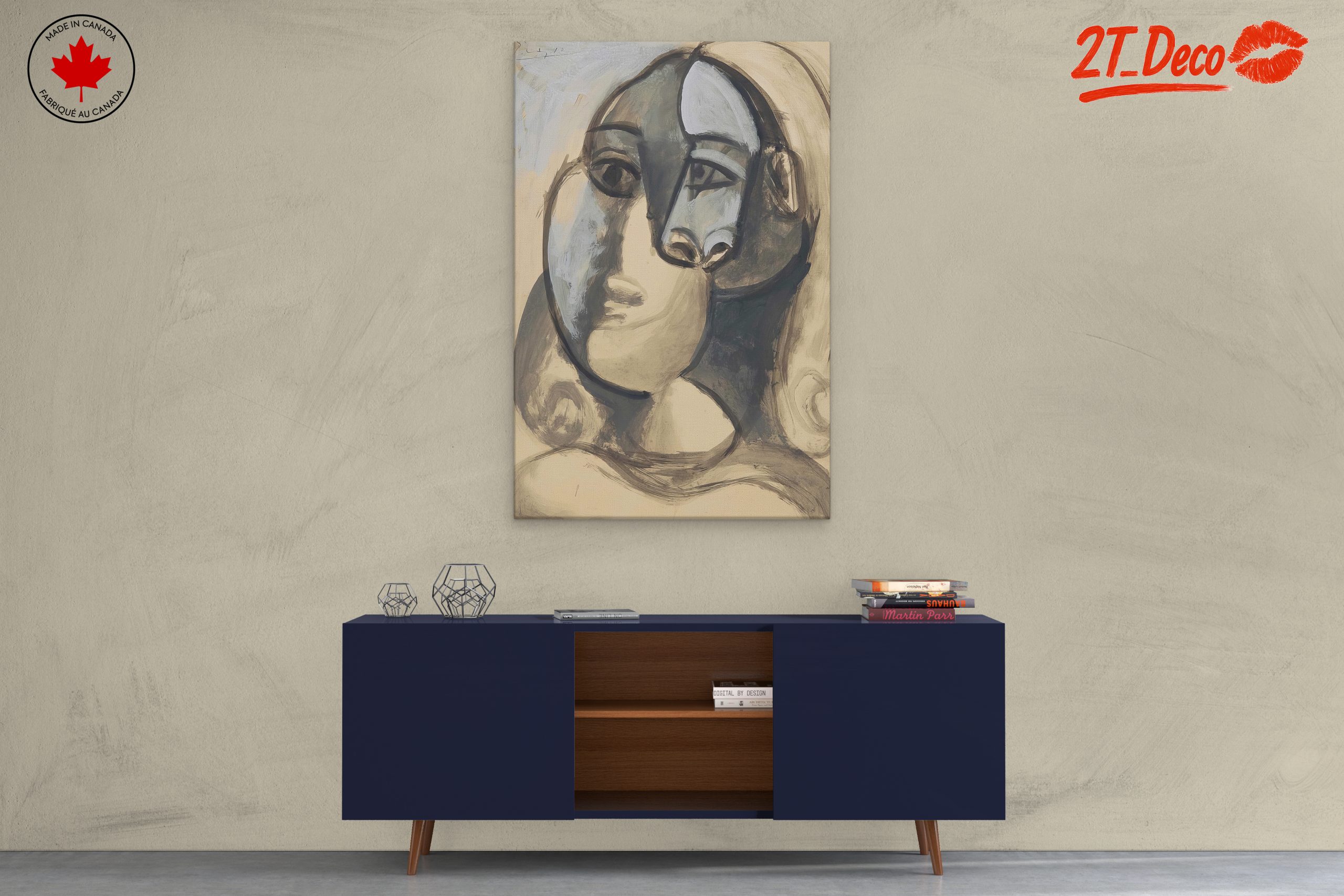 Abstract Modern Artistic Portrait - Image 3