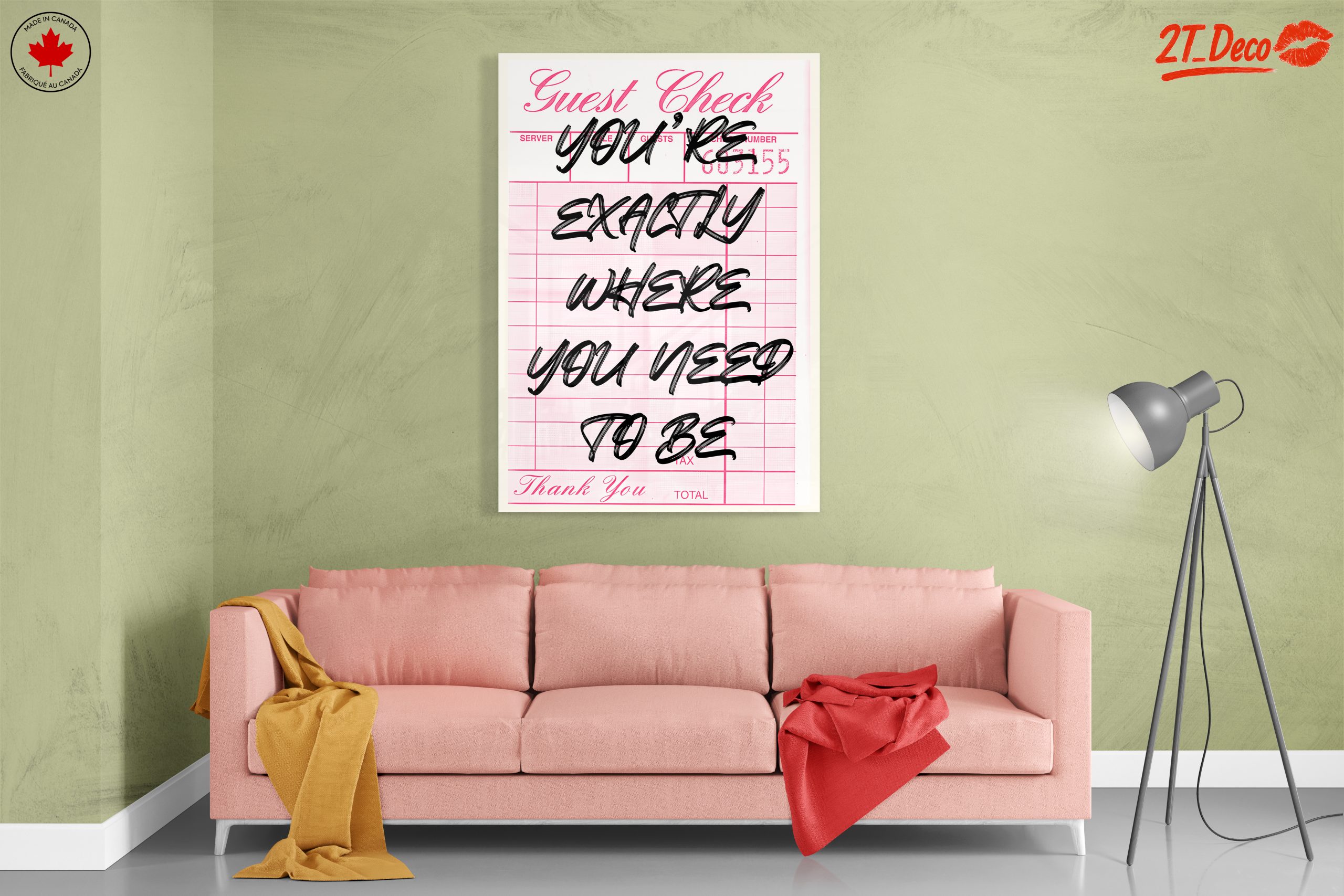 You Are Exactly Where You Need to Be Inspirational Art - Image 7