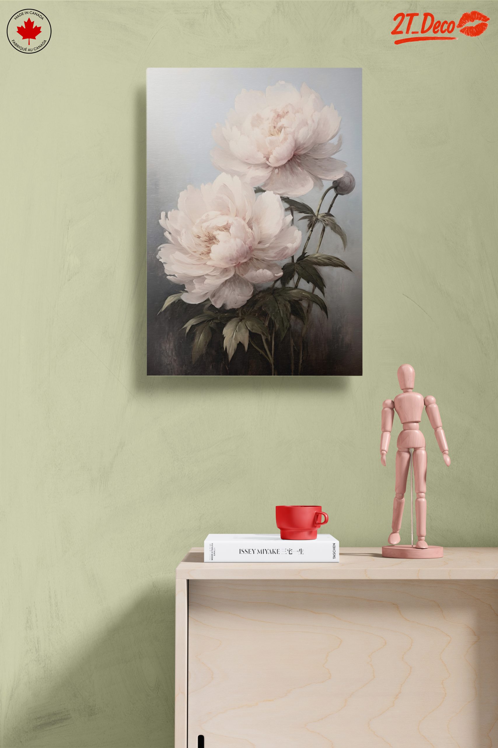Elegant Floral Arrangement of Peonies - Image 14