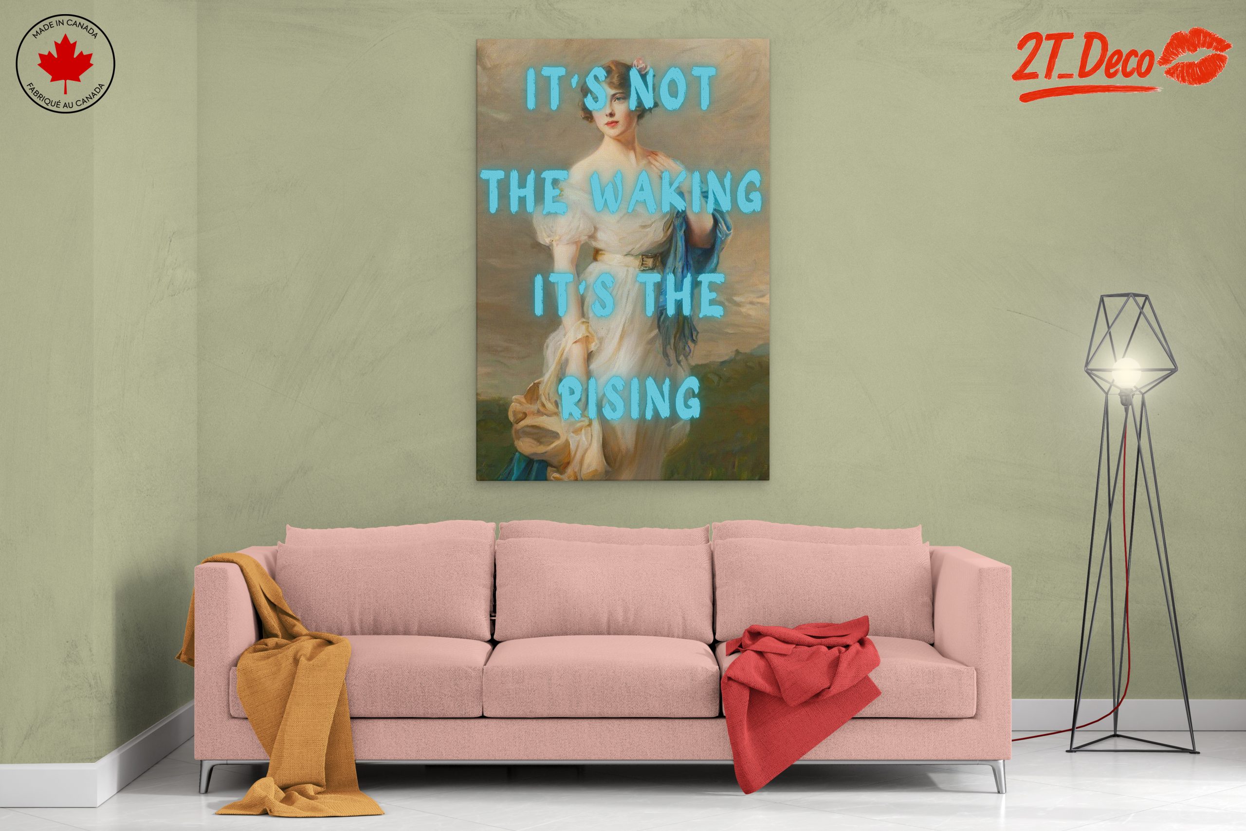Inspirational Quote Over Classical Portrait - Image 2