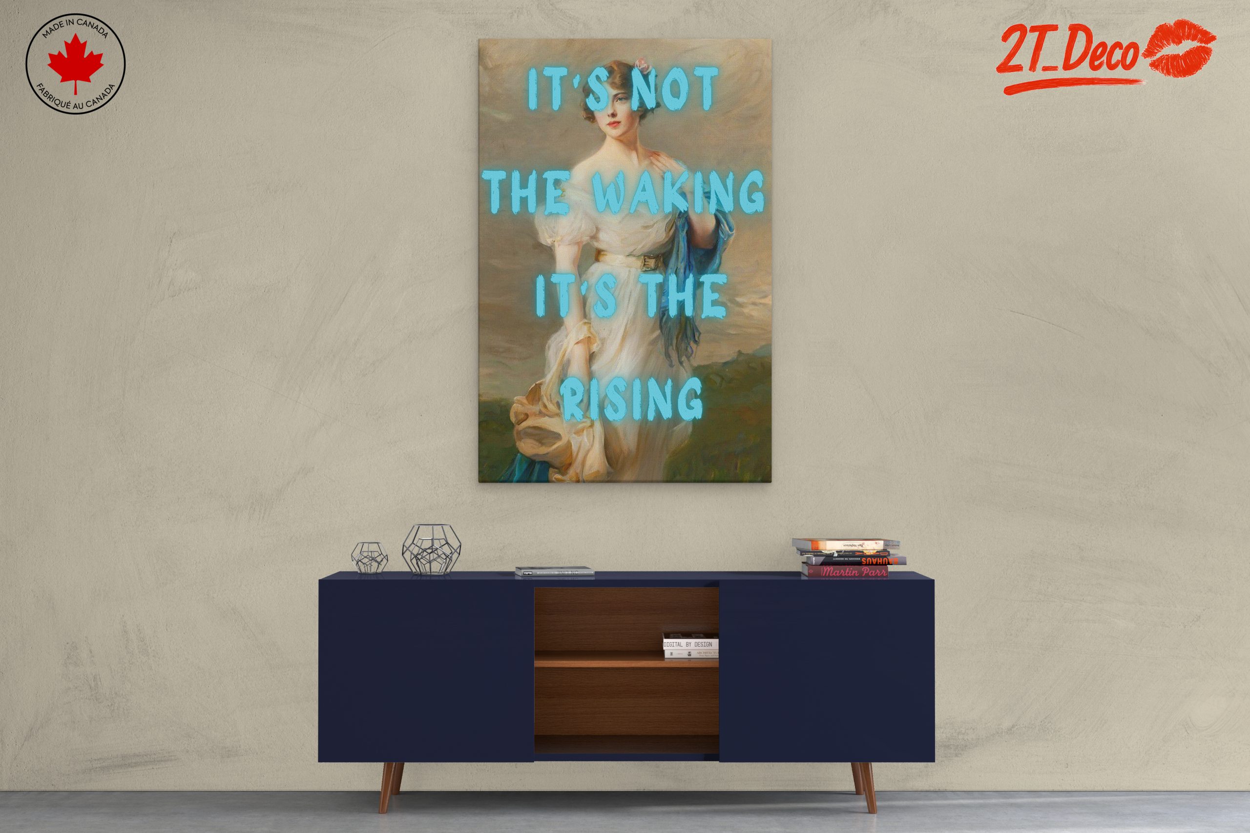 Inspirational Quote Over Classical Portrait - Image 3