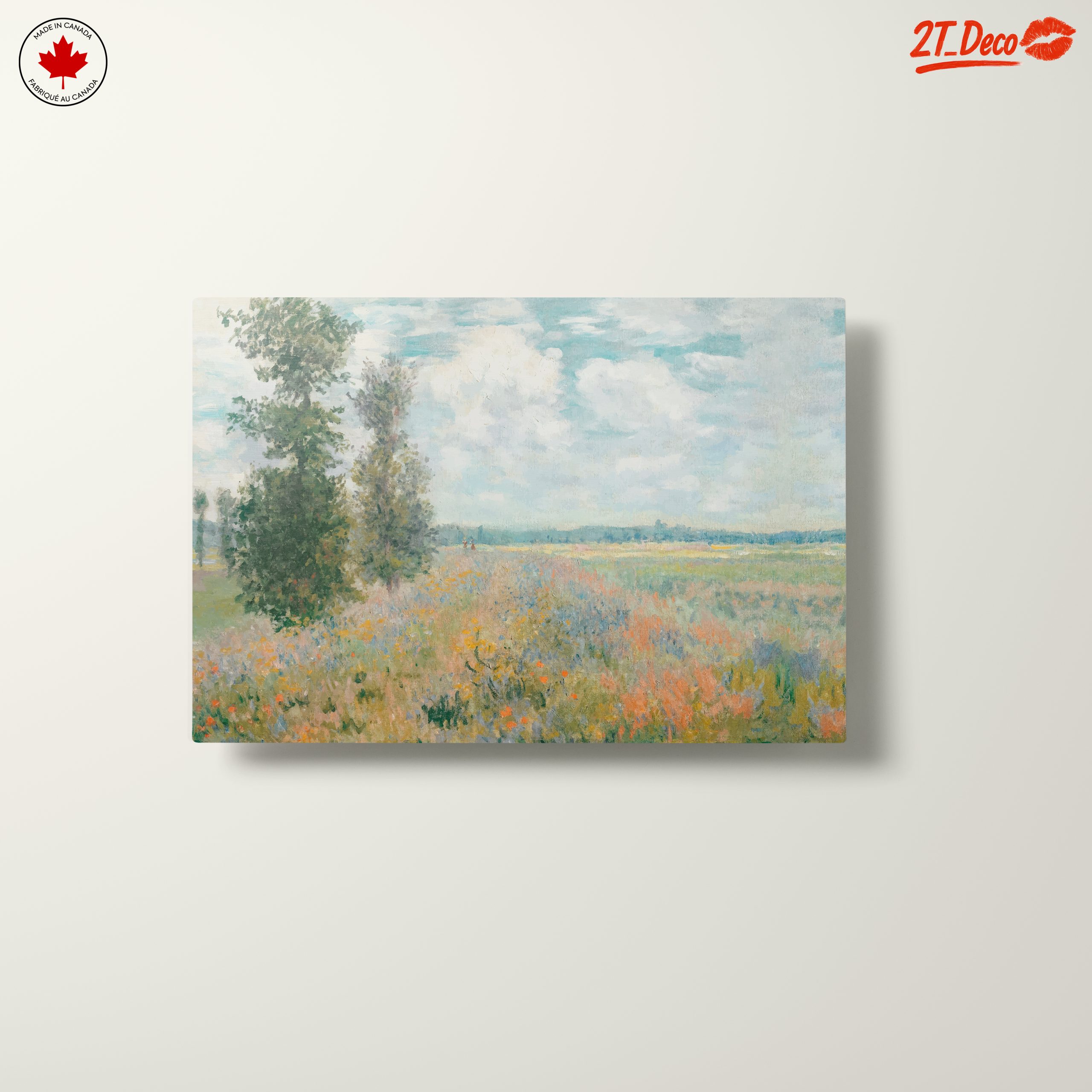 Impressionistic Abstract Landscape with Colorful Fields - Image 10