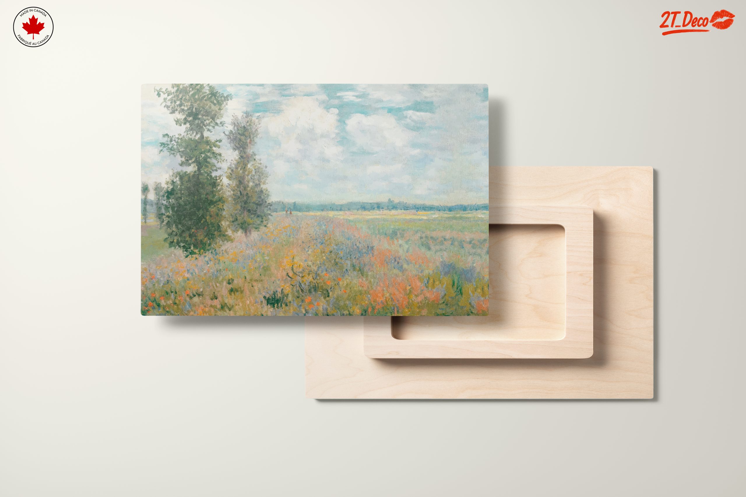 Impressionistic Abstract Landscape with Colorful Fields - Image 11