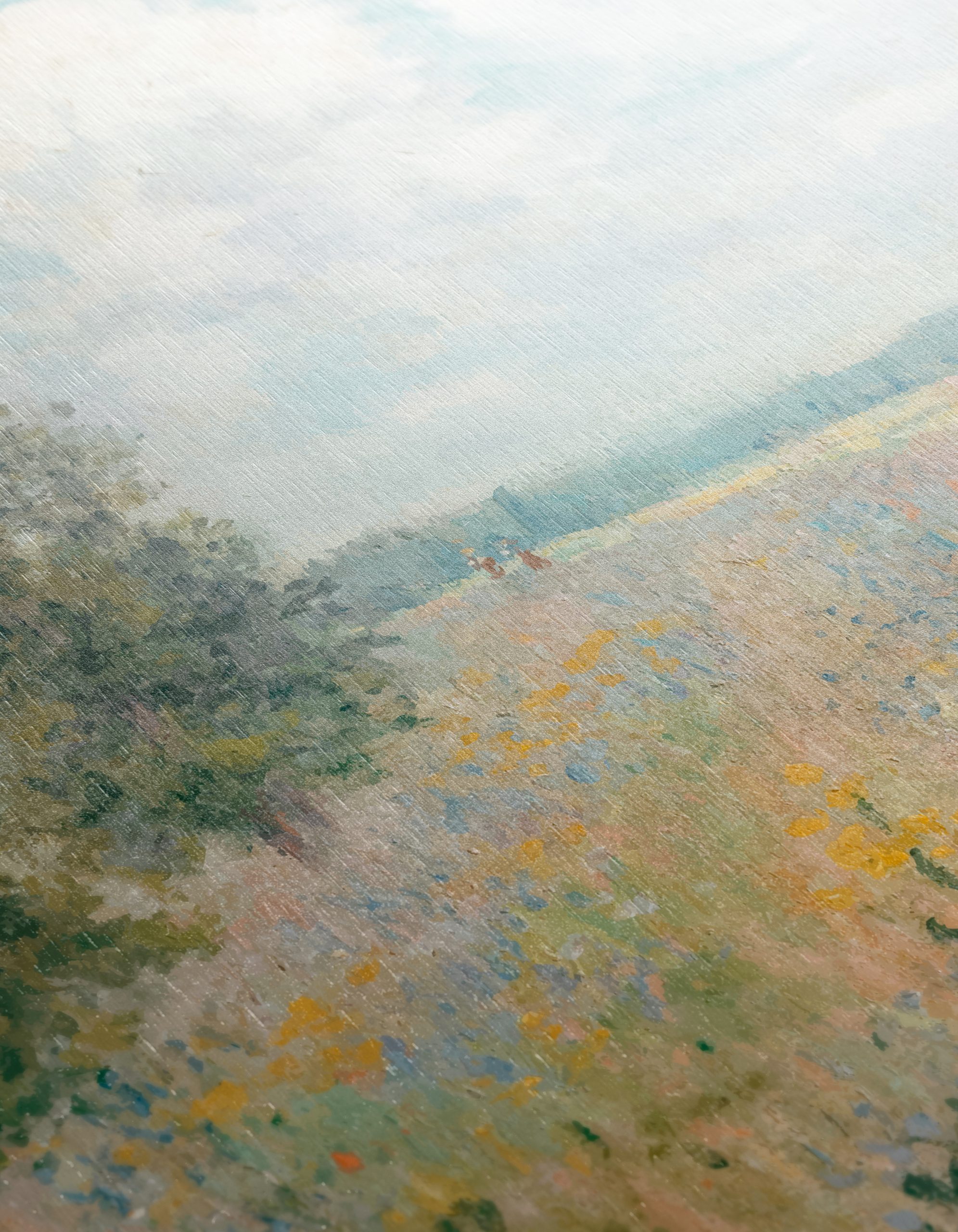 Impressionistic Abstract Landscape with Colorful Fields - Image 12