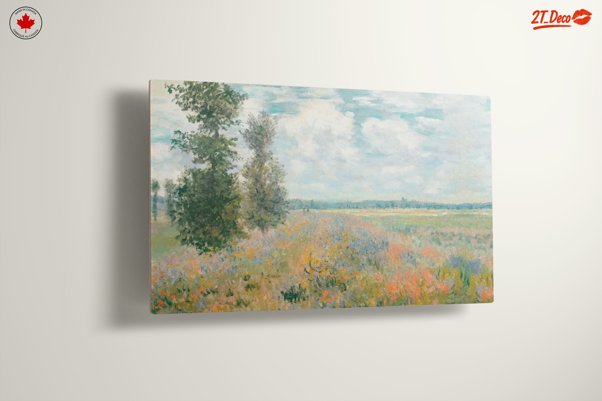Impressionistic Abstract Landscape with Colorful Fields - Image 13