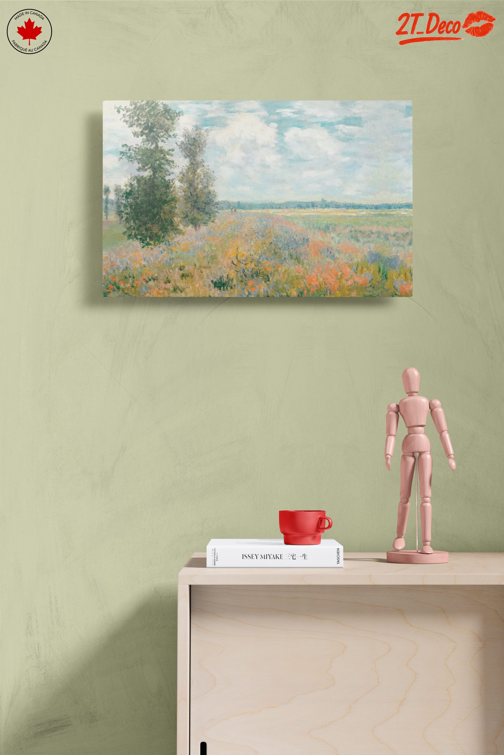 Impressionistic Abstract Landscape with Colorful Fields - Image 14