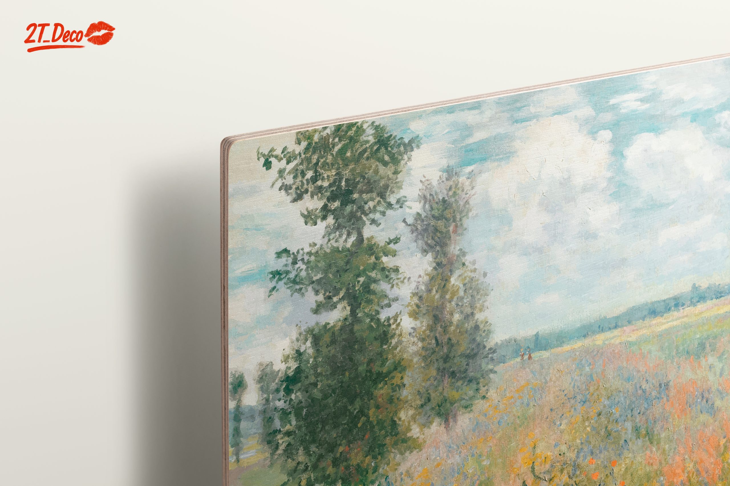Impressionistic Abstract Landscape with Colorful Fields - Image 15