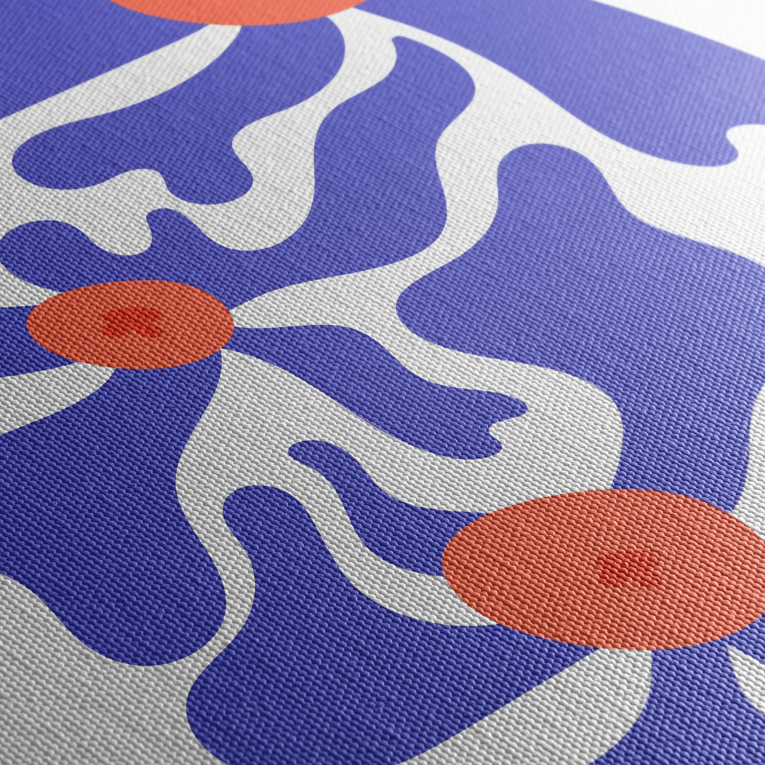 Abstract Floral Design in Bold Colors - Image 5
