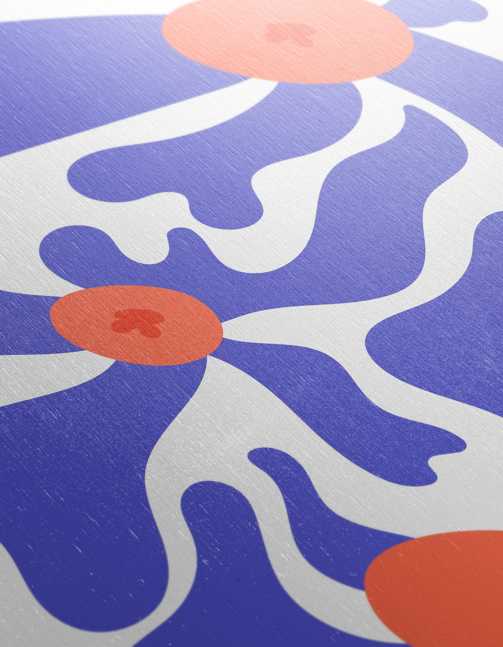 Abstract Floral Design in Bold Colors - Image 12