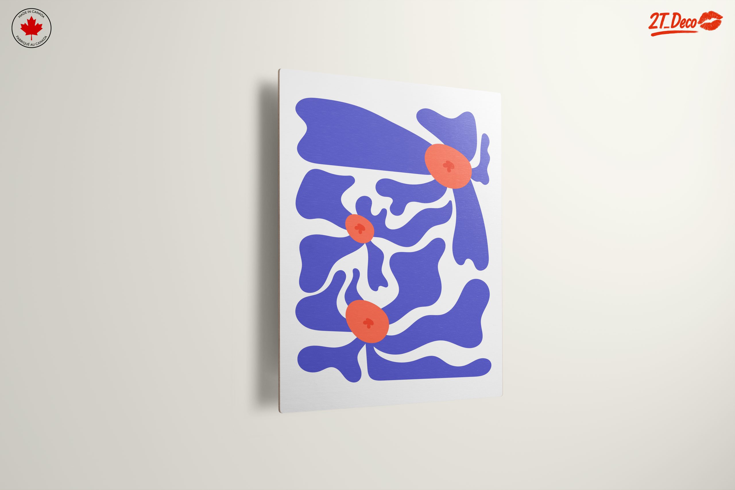 Abstract Floral Design in Bold Colors - Image 13