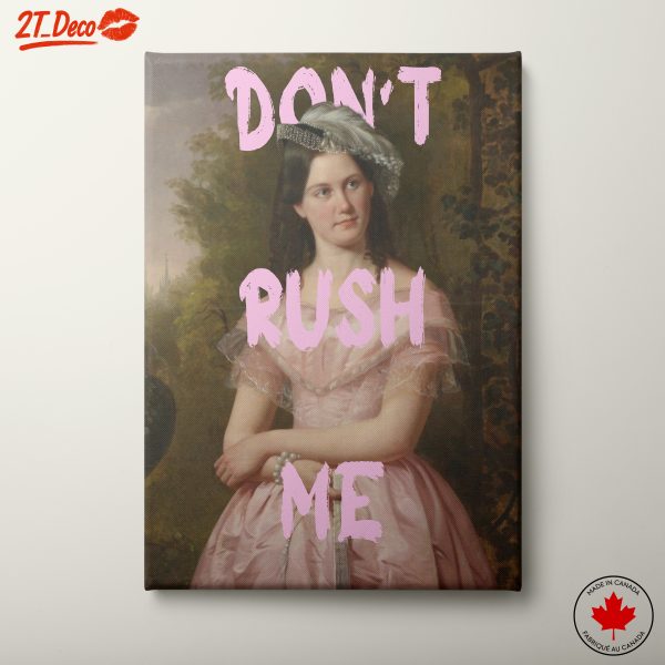 Don't Rush Me Contemporary Portrait Art